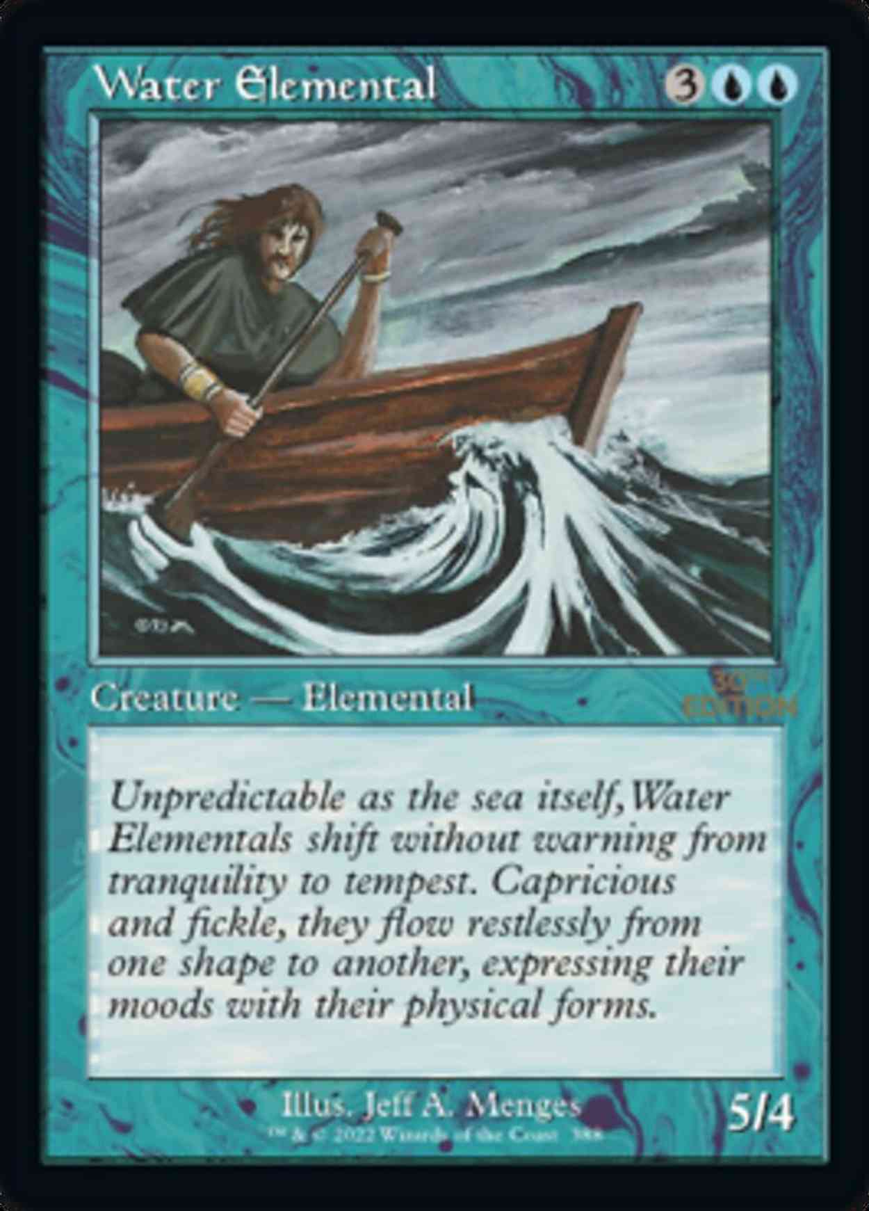 Water Elemental (Retro Frame) magic card front