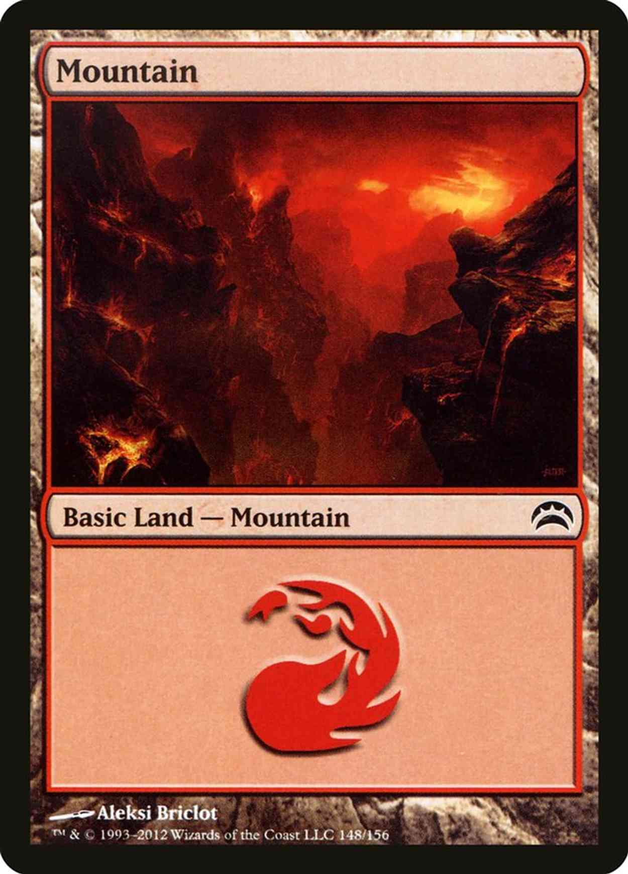 Mountain (148) magic card front