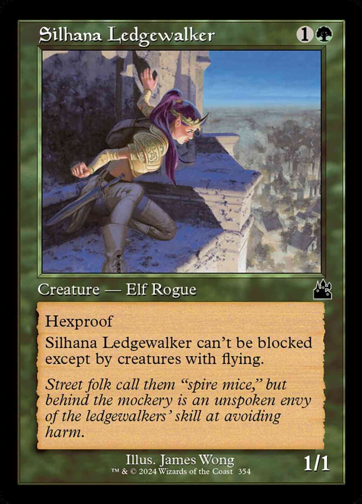 Silhana Ledgewalker (Retro Frame) magic card front