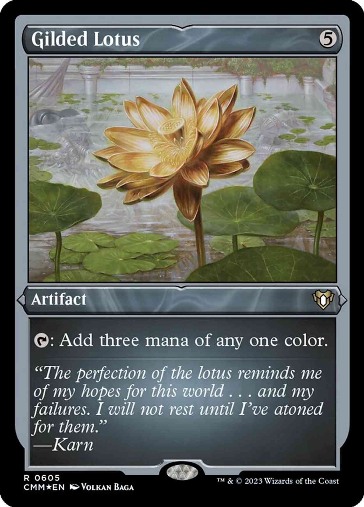 Gilded Lotus (Foil Etched) magic card front