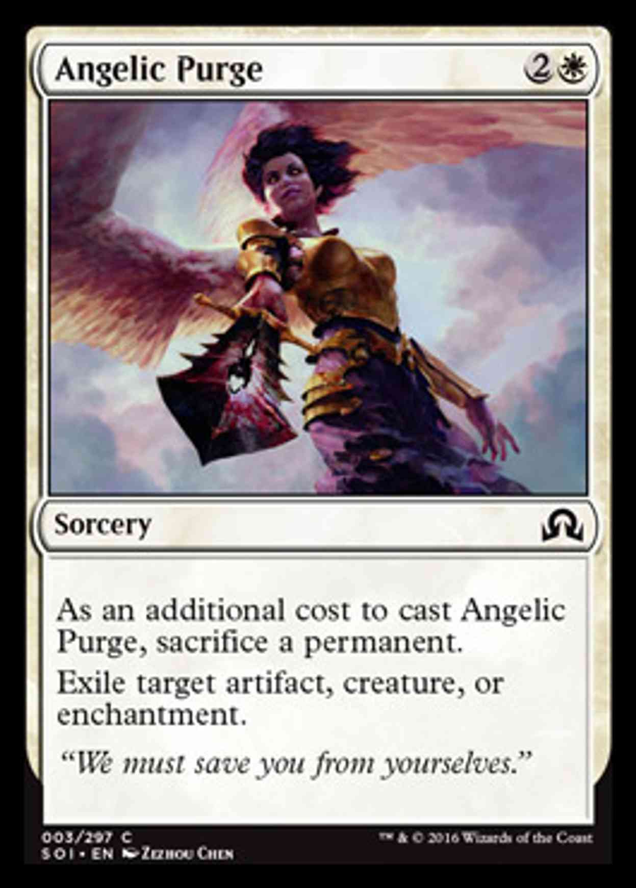 Angelic Purge magic card front