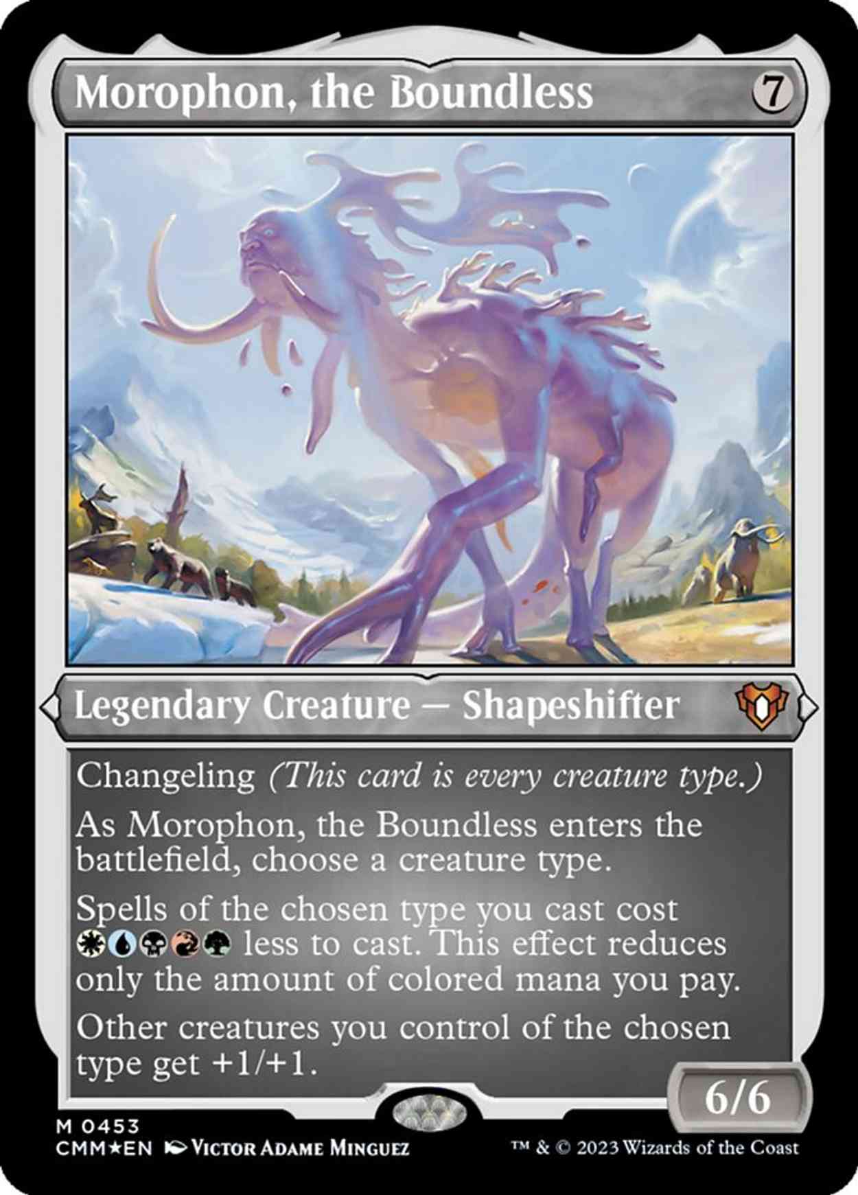 Morophon, the Boundless (Foil Etched) magic card front