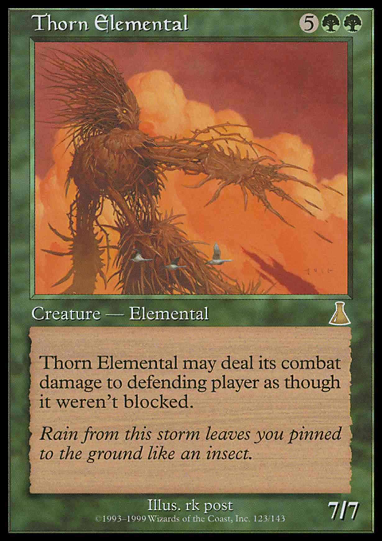 Thorn Elemental magic card front