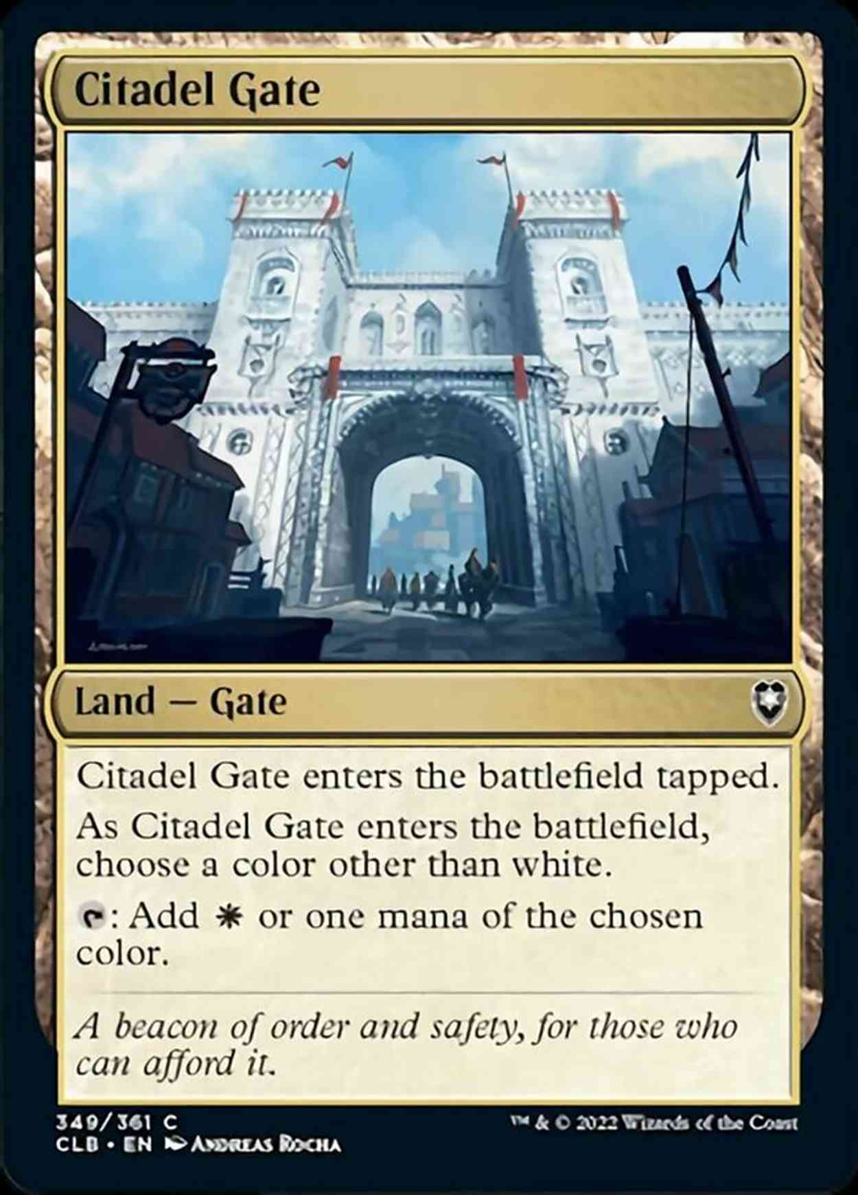 Citadel Gate magic card front