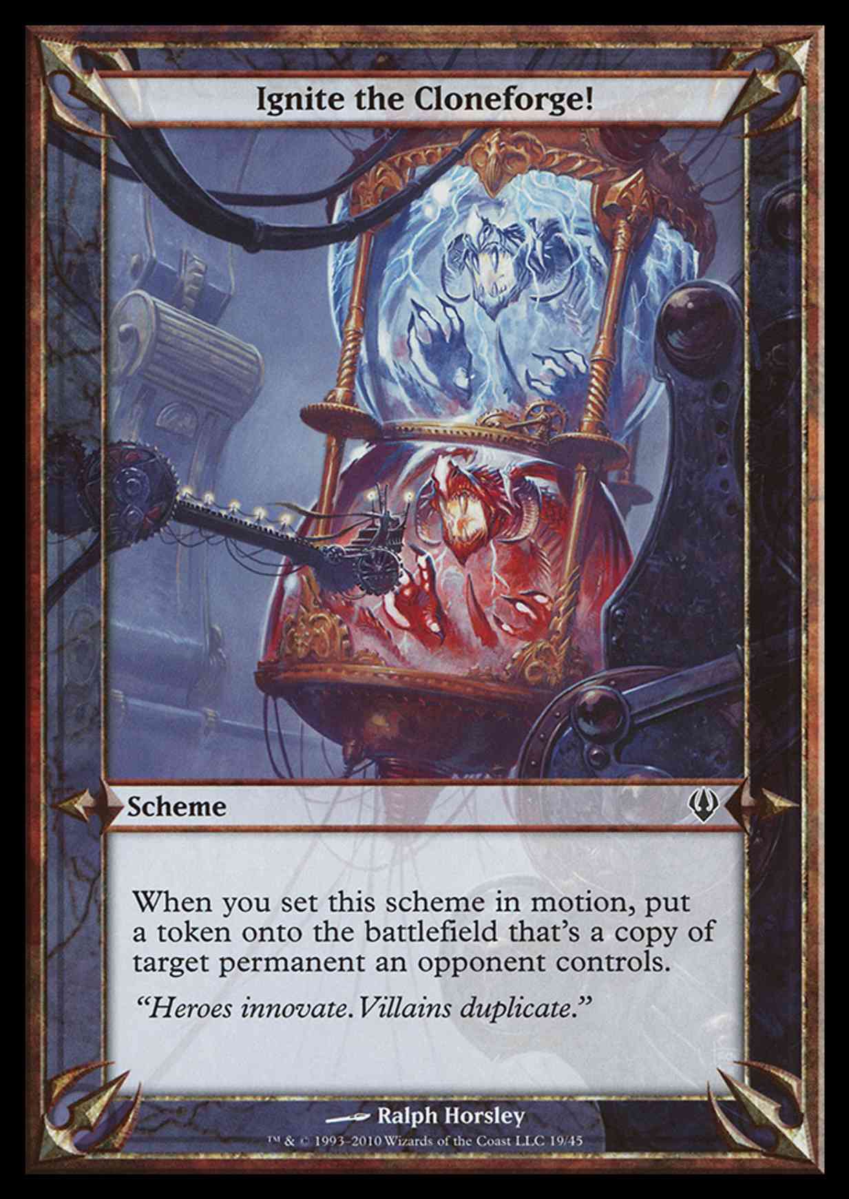 Ignite the Cloneforge! (Archenemy) magic card front