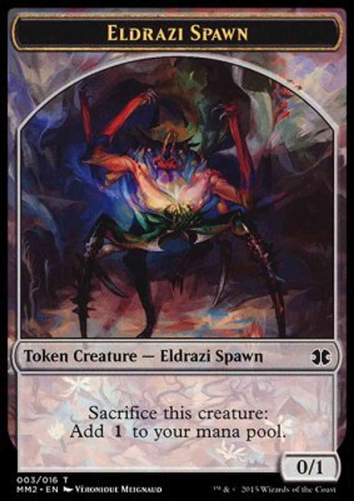 Eldrazi Spawn Token (Meignaud) magic card front