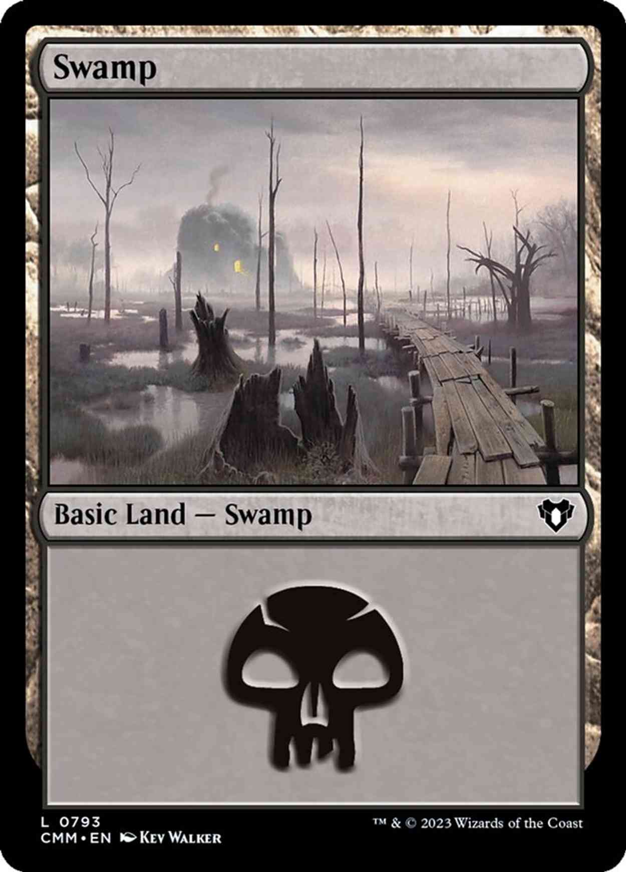 Swamp (0793) magic card front