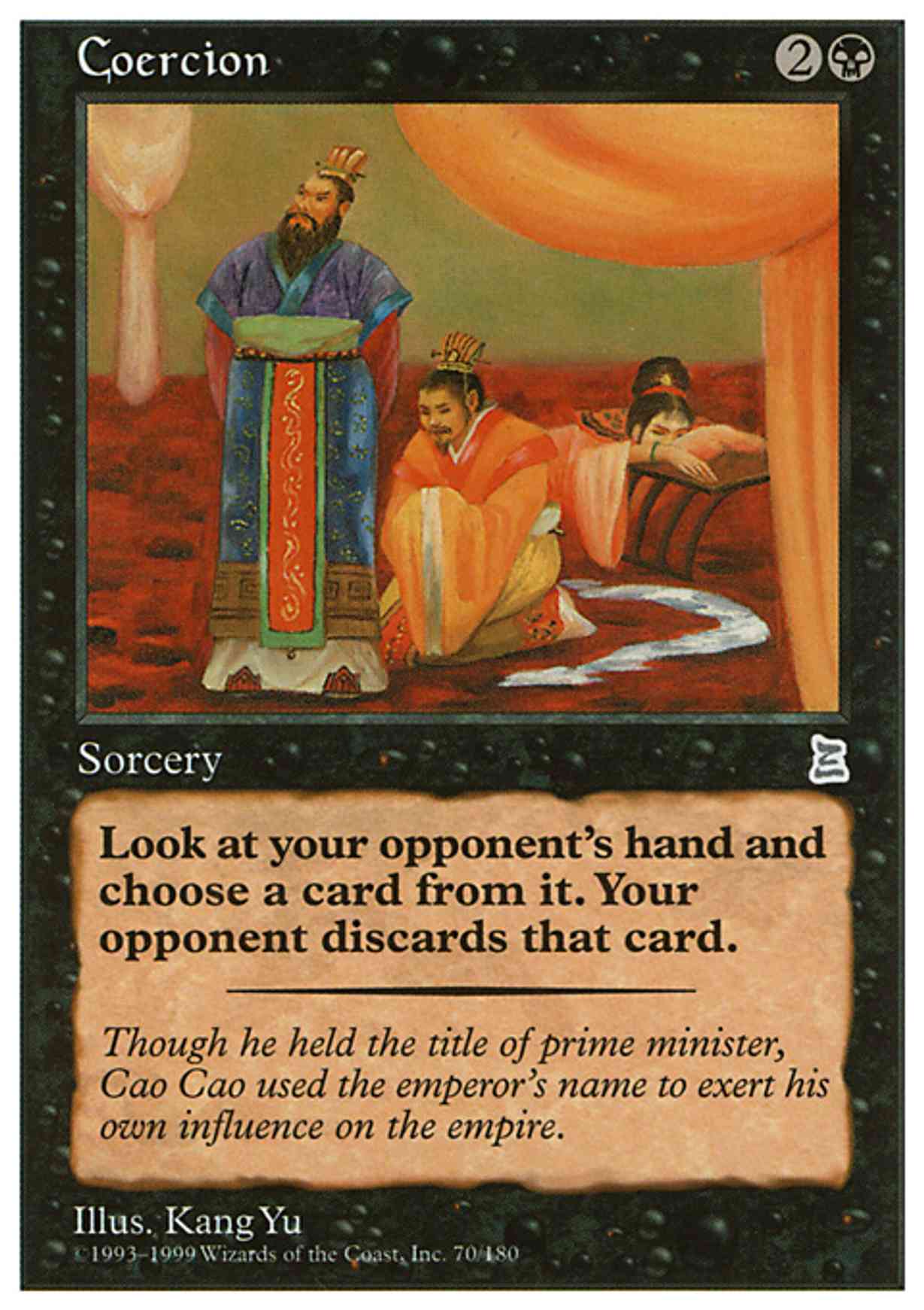 Coercion magic card front