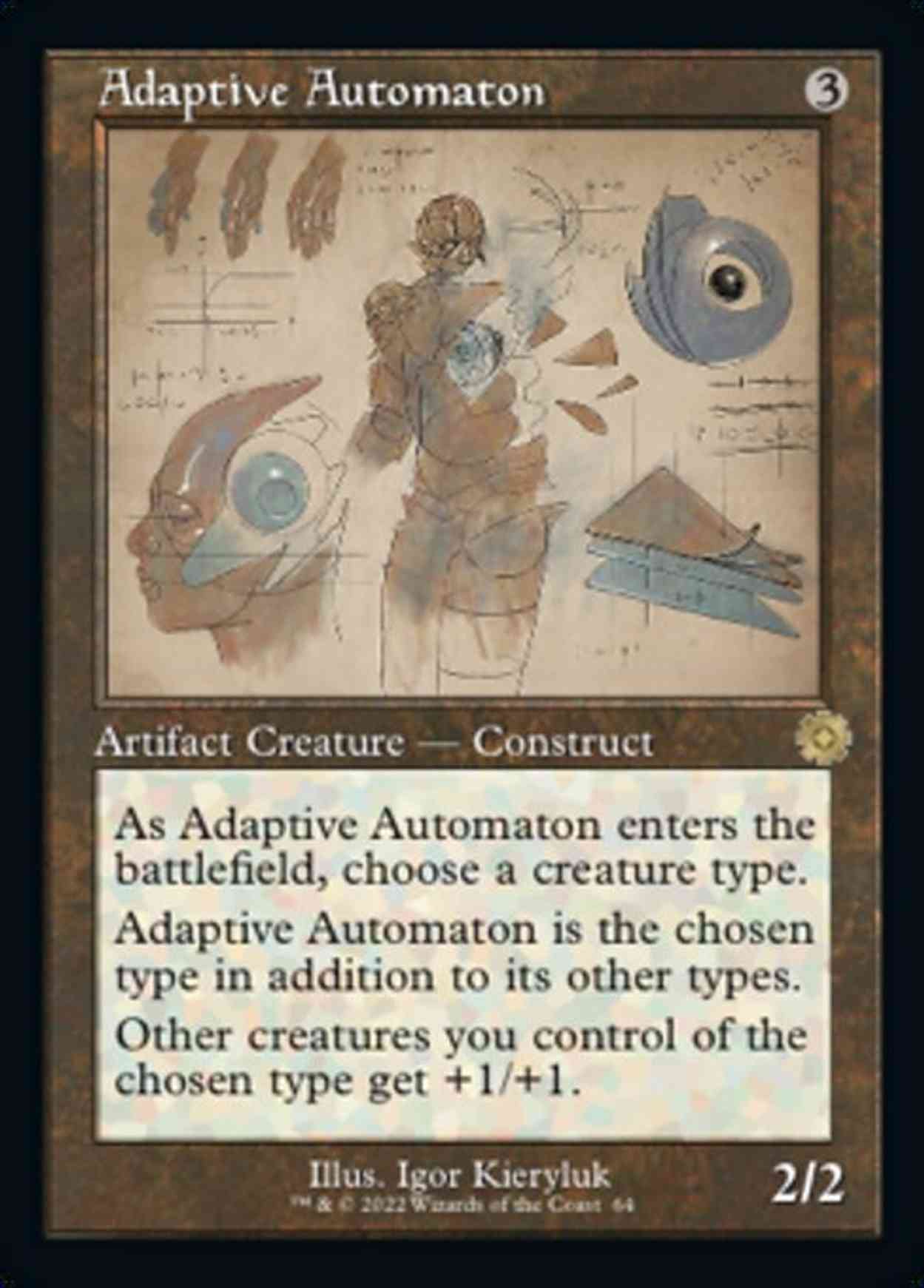 Adaptive Automaton (Schematic) magic card front