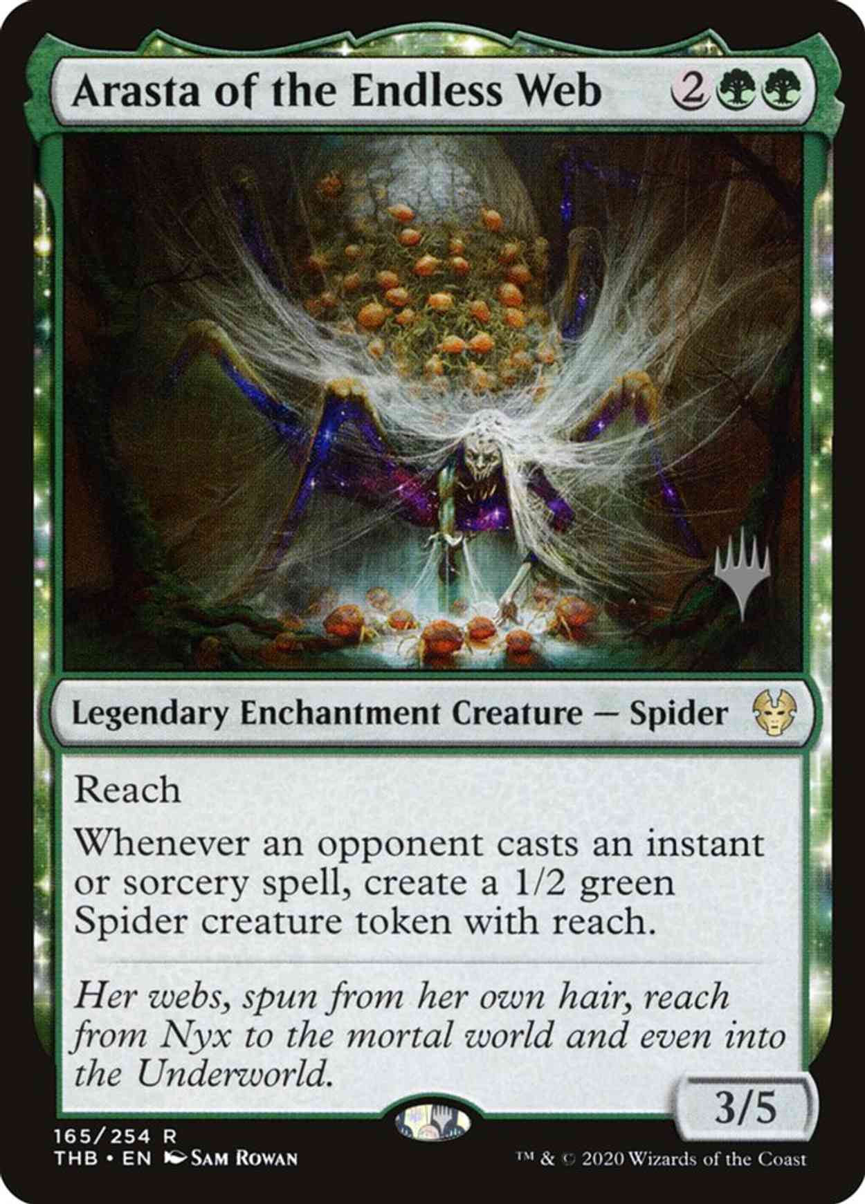 Arasta of the Endless Web magic card front