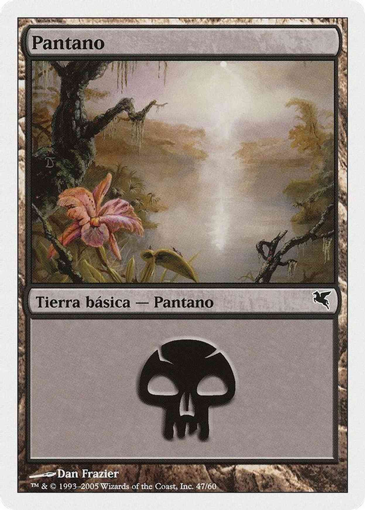 Swamp (Spanish) - "Pantano" (A47) magic card front