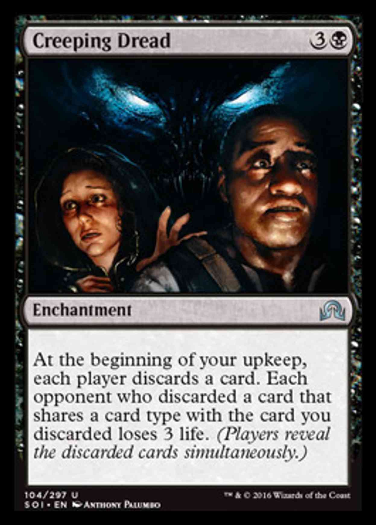 Creeping Dread magic card front