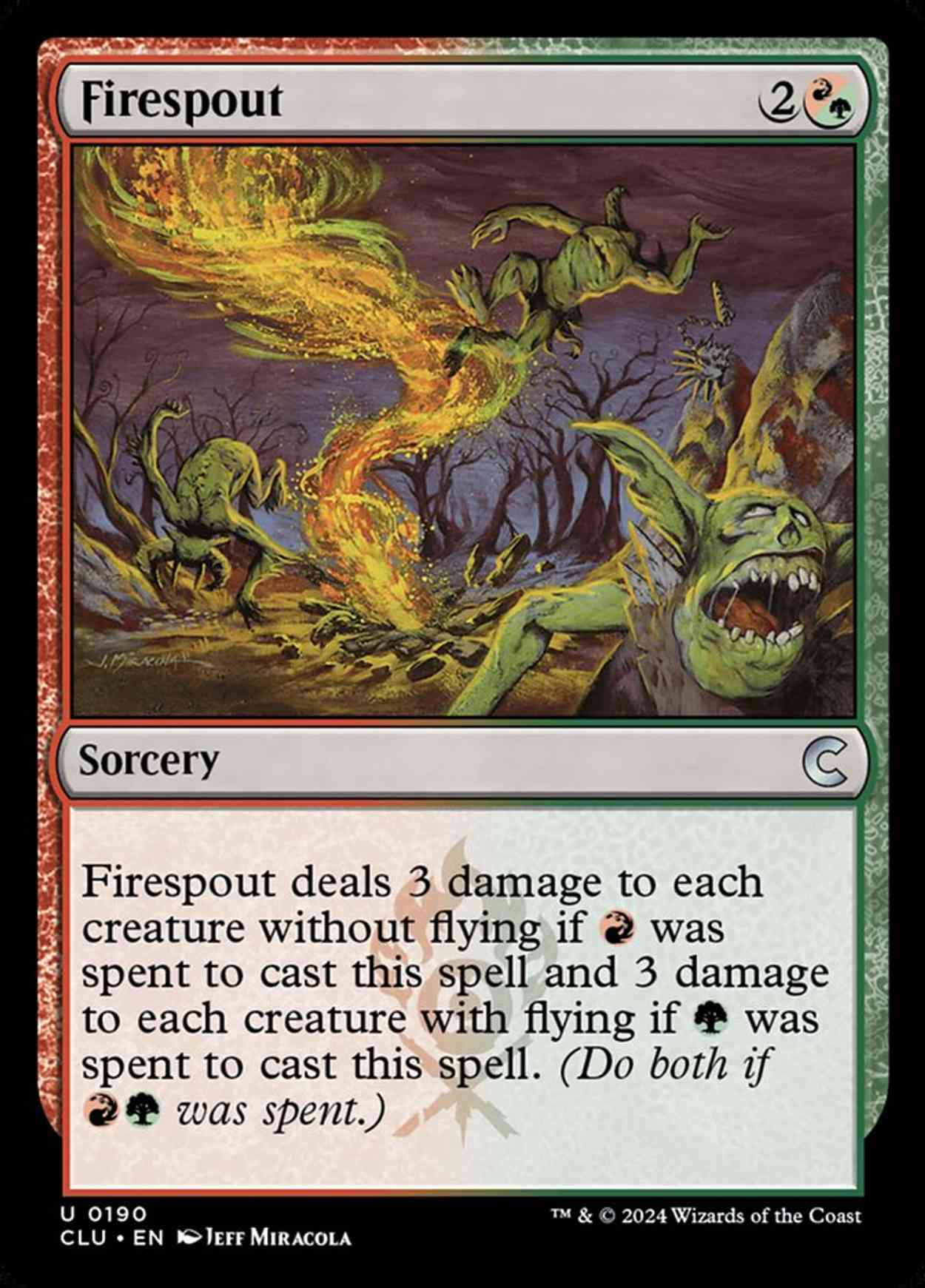 Firespout magic card front