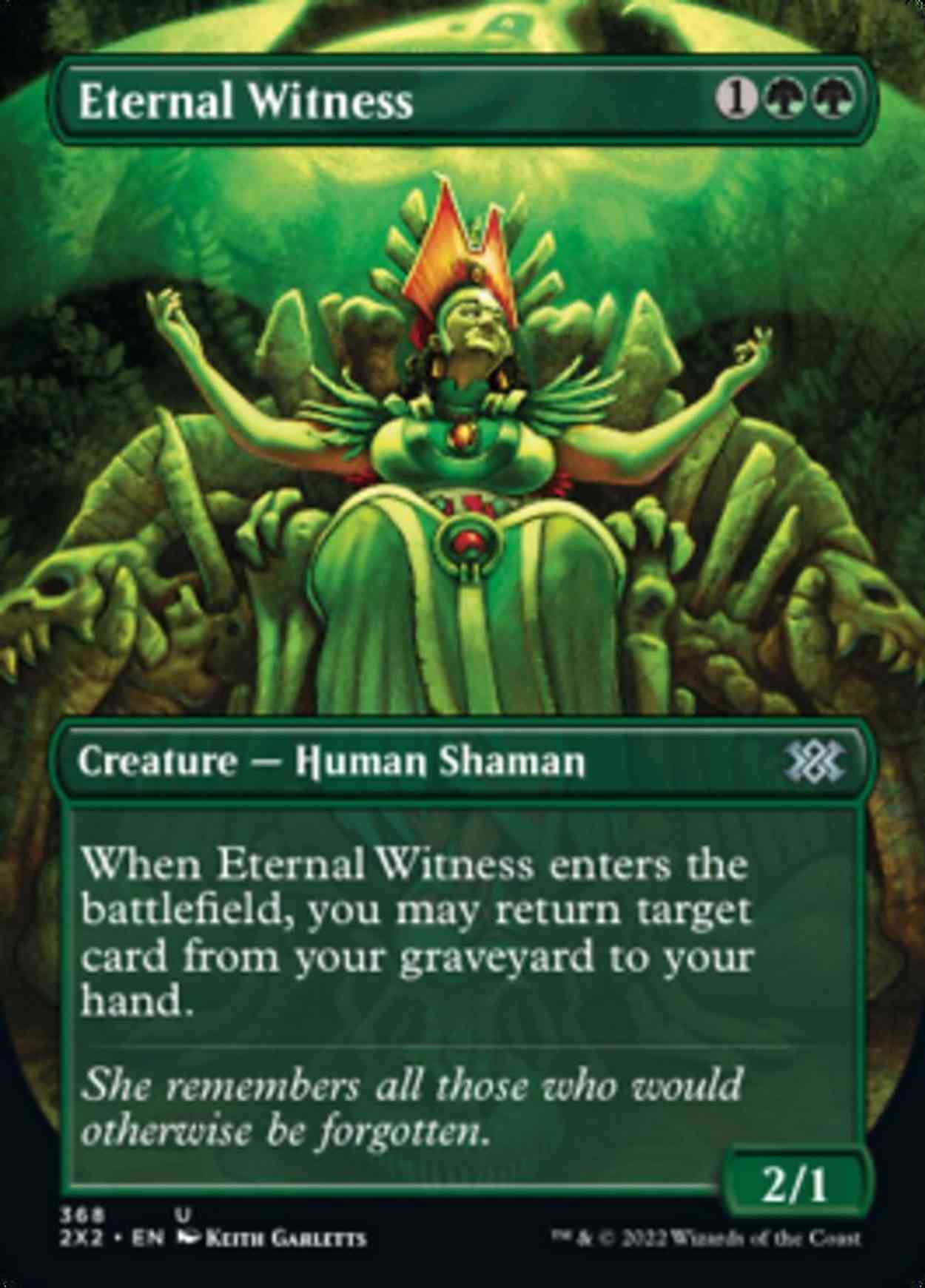 Eternal Witness (Borderless) magic card front