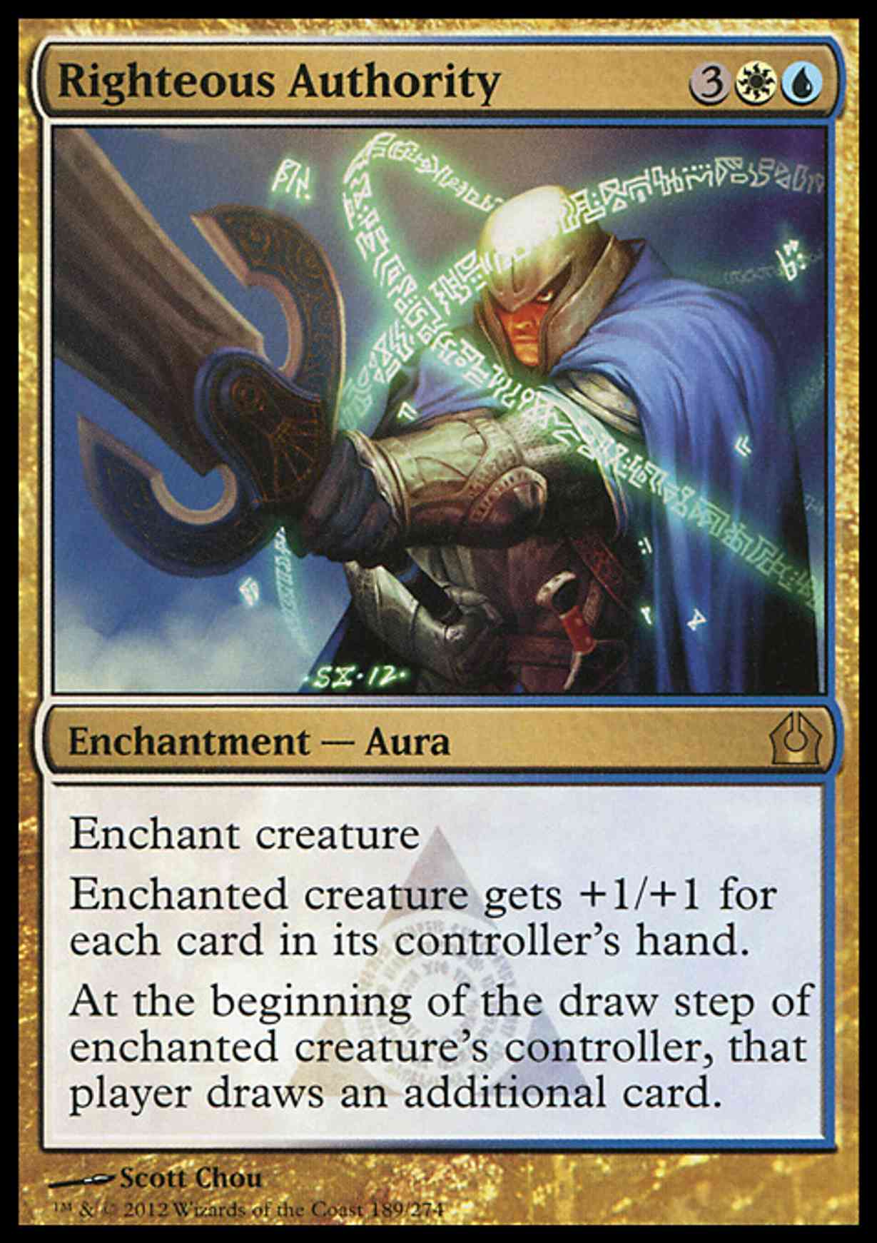 Righteous Authority magic card front
