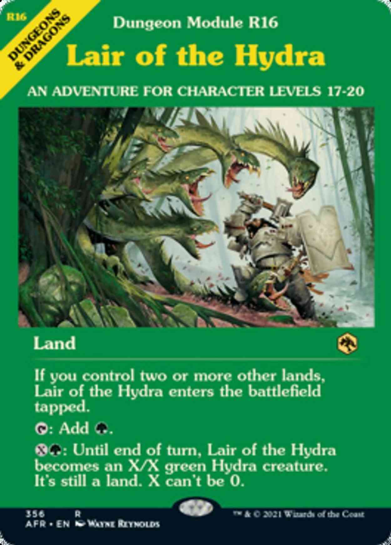 Lair of the Hydra (Dungeon Module) magic card front