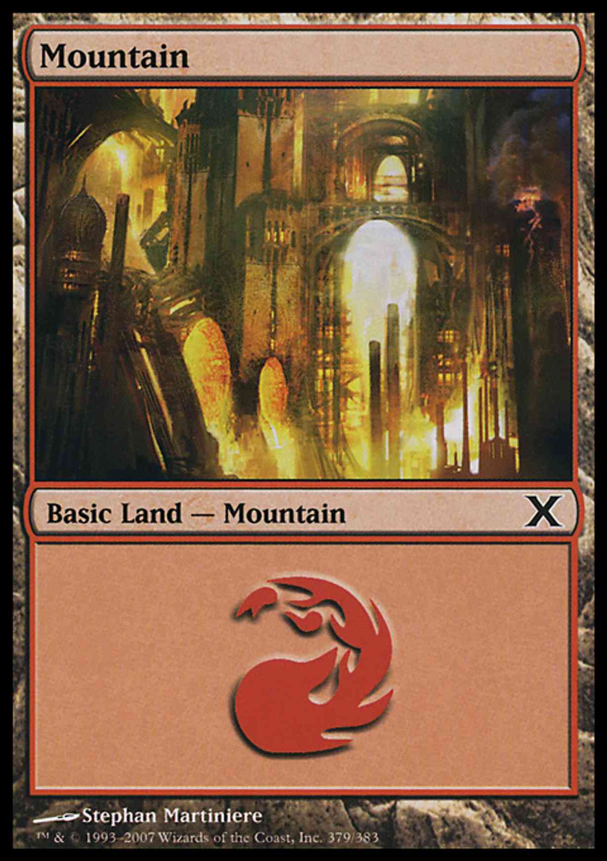 Mountain (379) magic card front