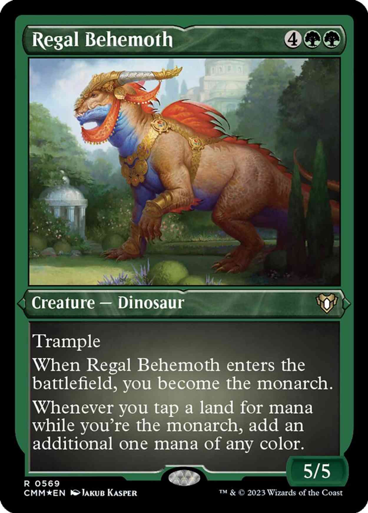 Regal Behemoth (Foil Etched) magic card front