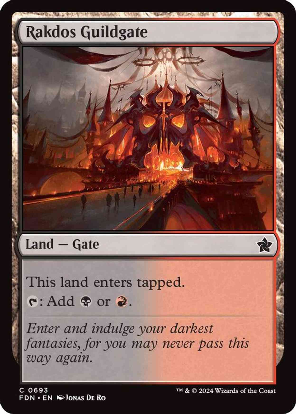 Rakdos Guildgate magic card front