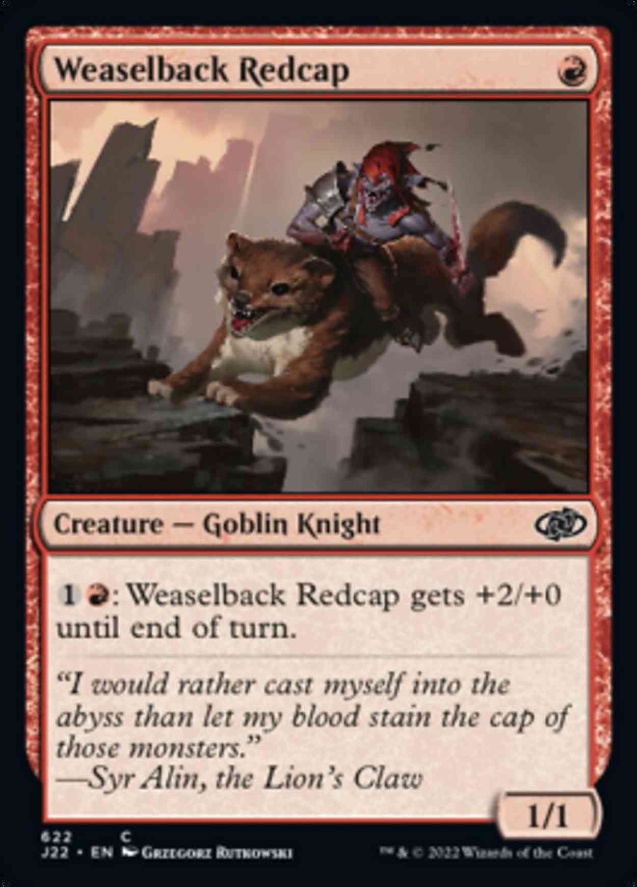 Weaselback Redcap magic card front