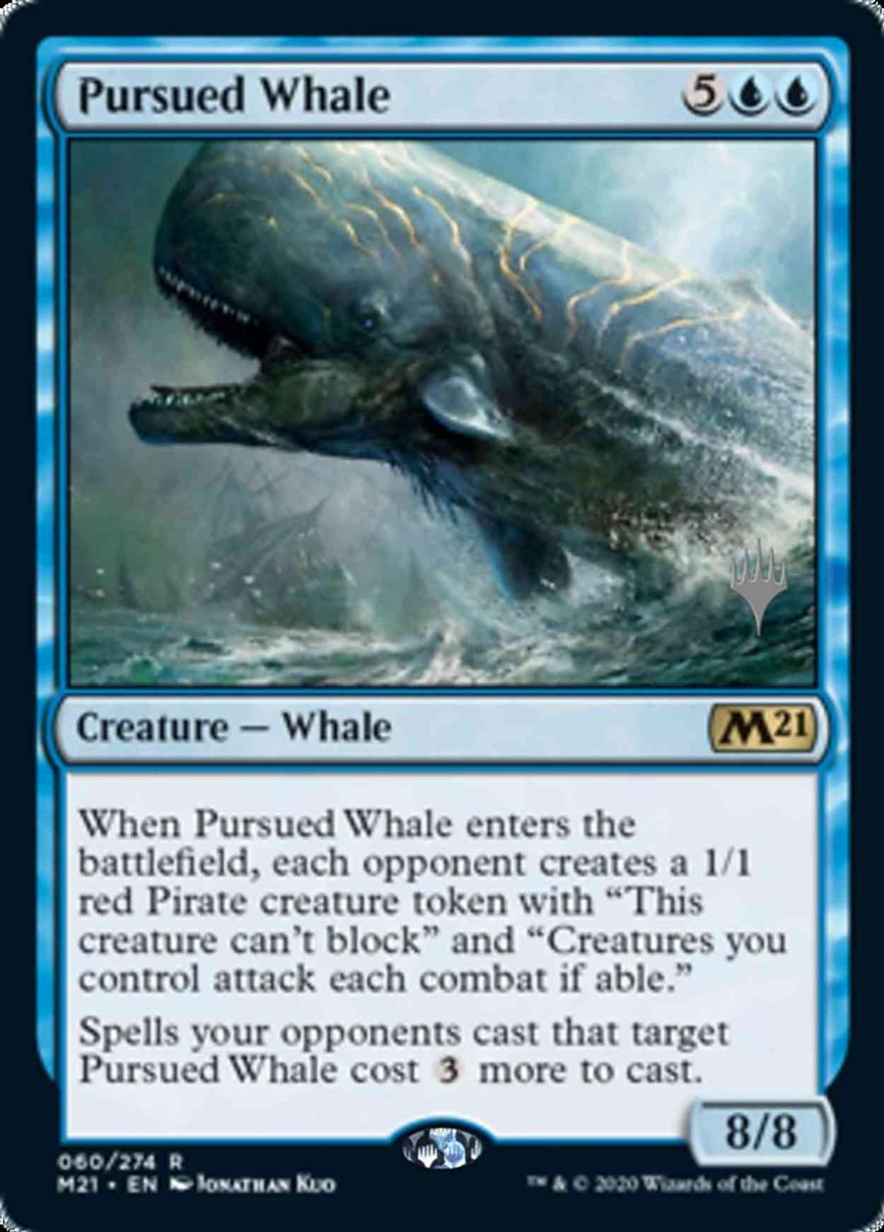 Pursued Whale magic card front
