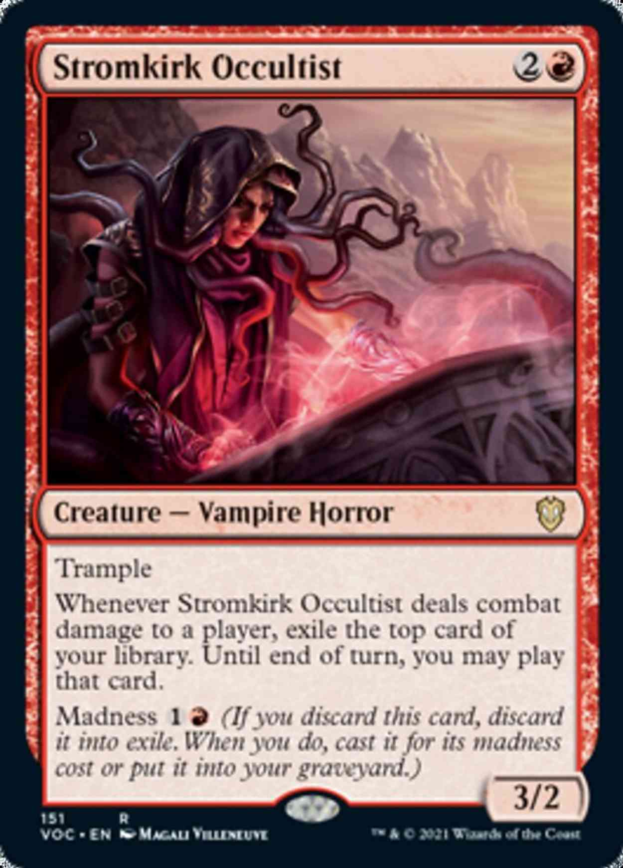 Stromkirk Occultist magic card front