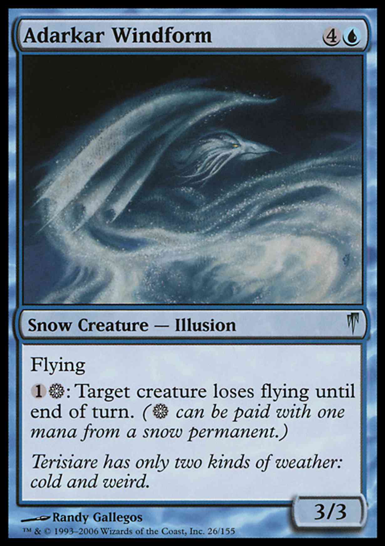Adarkar Windform magic card front