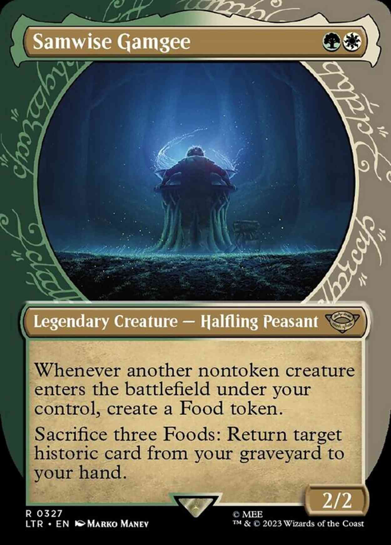 Samwise Gamgee (Showcase) magic card front