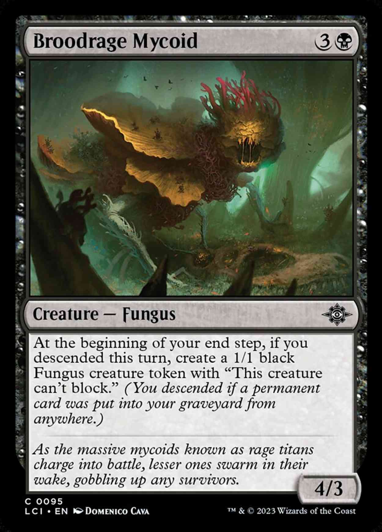 Broodrage Mycoid magic card front