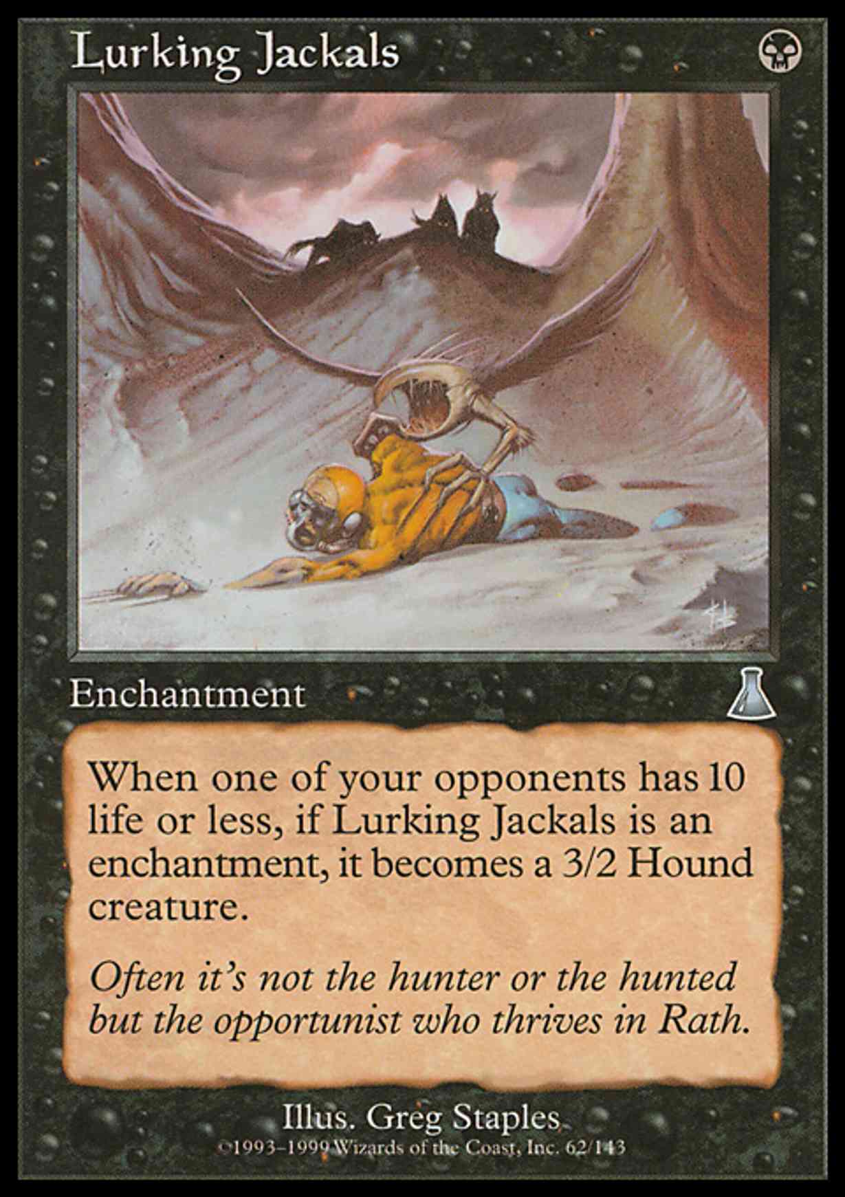 Lurking Jackals magic card front