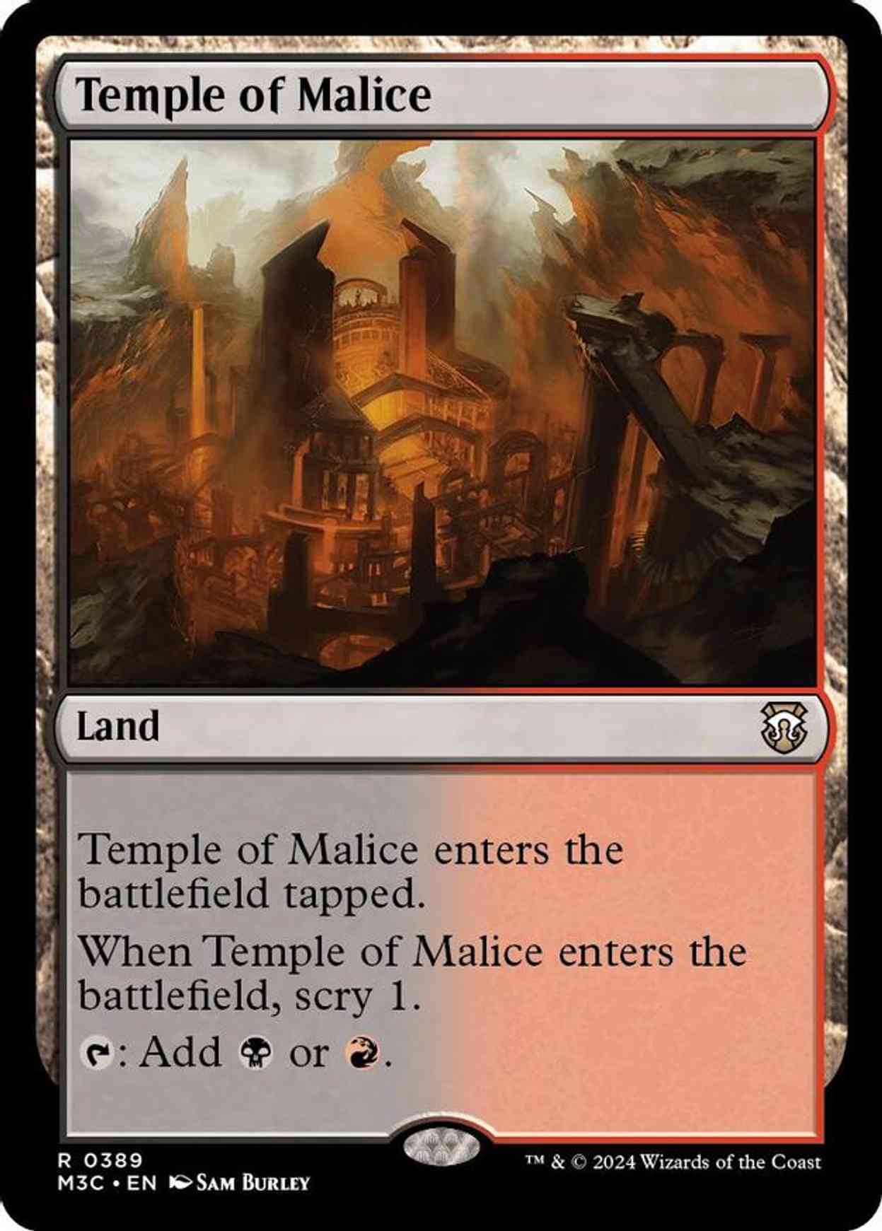 Temple of Malice (Ripple Foil) magic card front