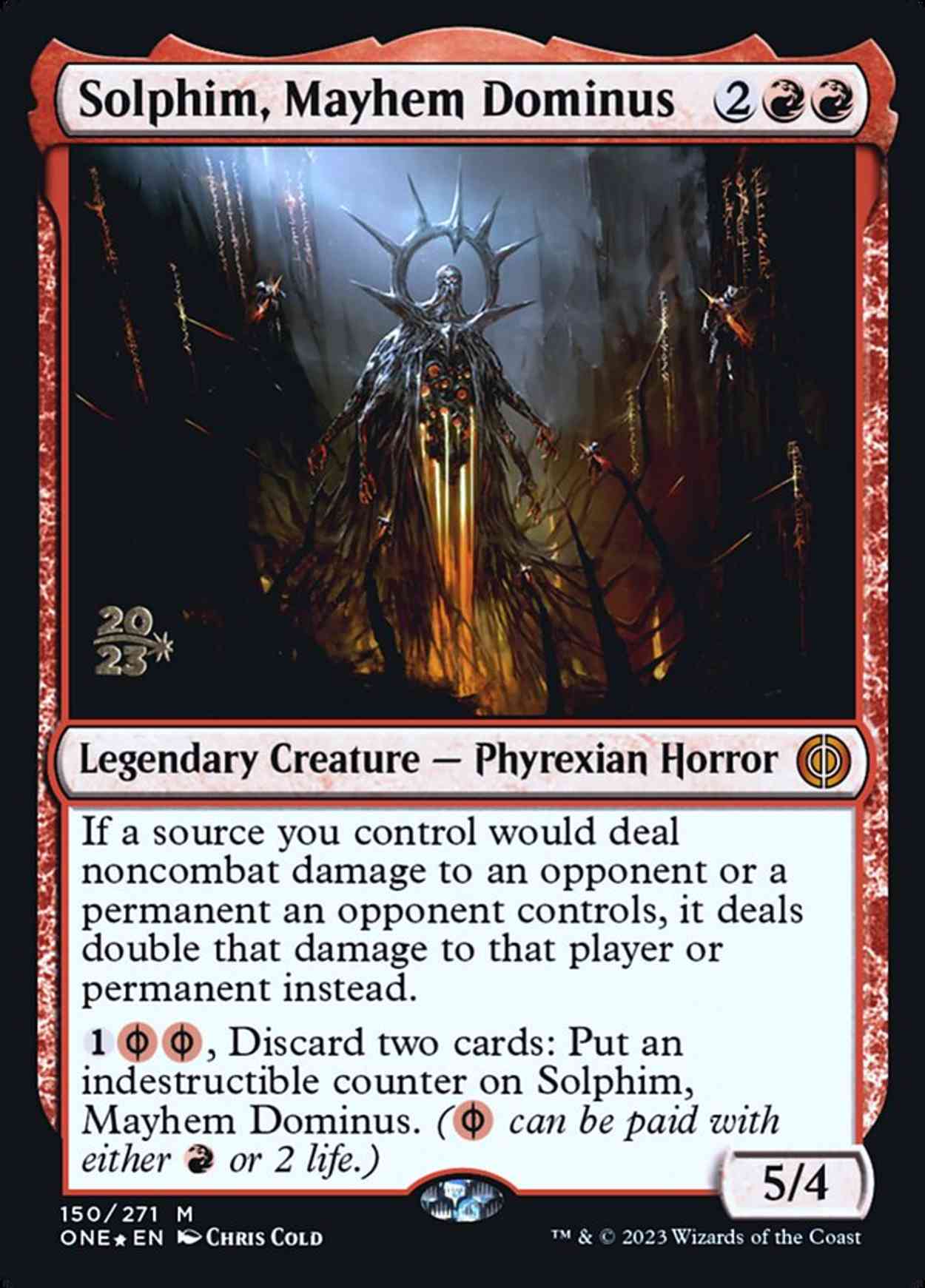 Solphim, Mayhem Dominus magic card front