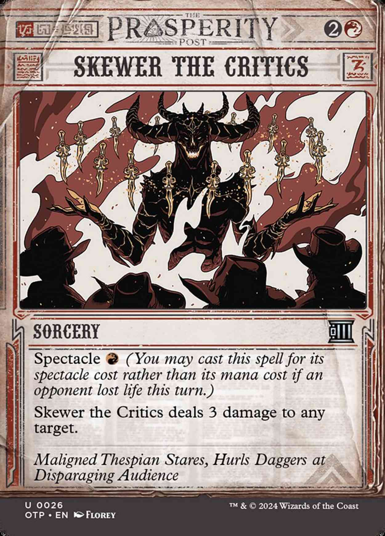 Skewer the Critics magic card front