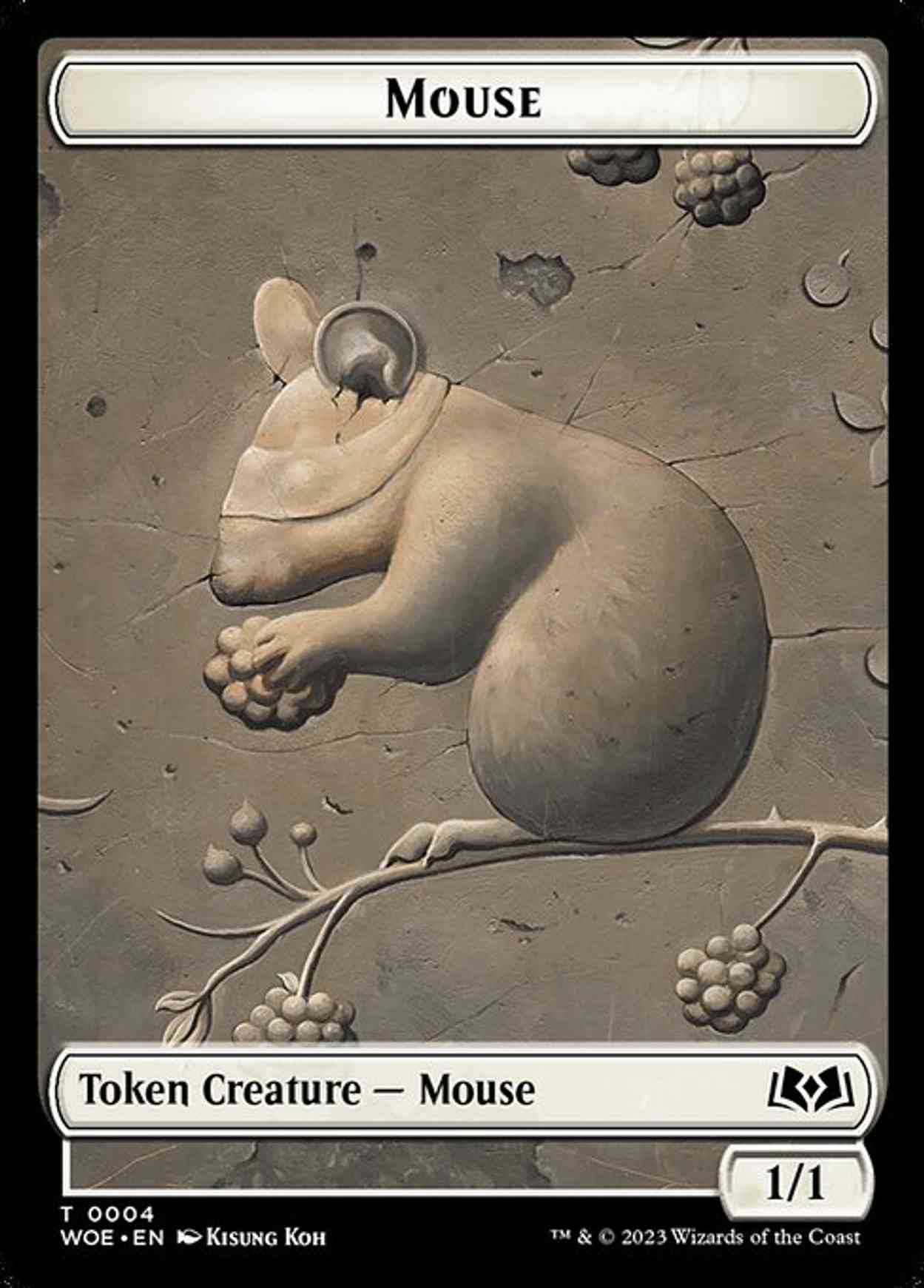 Mouse Token magic card front