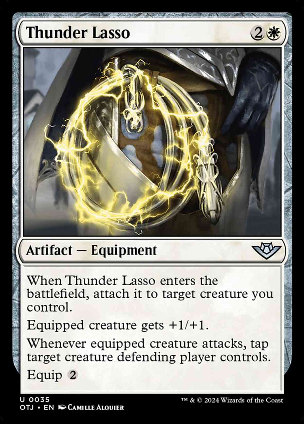 Thunder Lasso magic card front