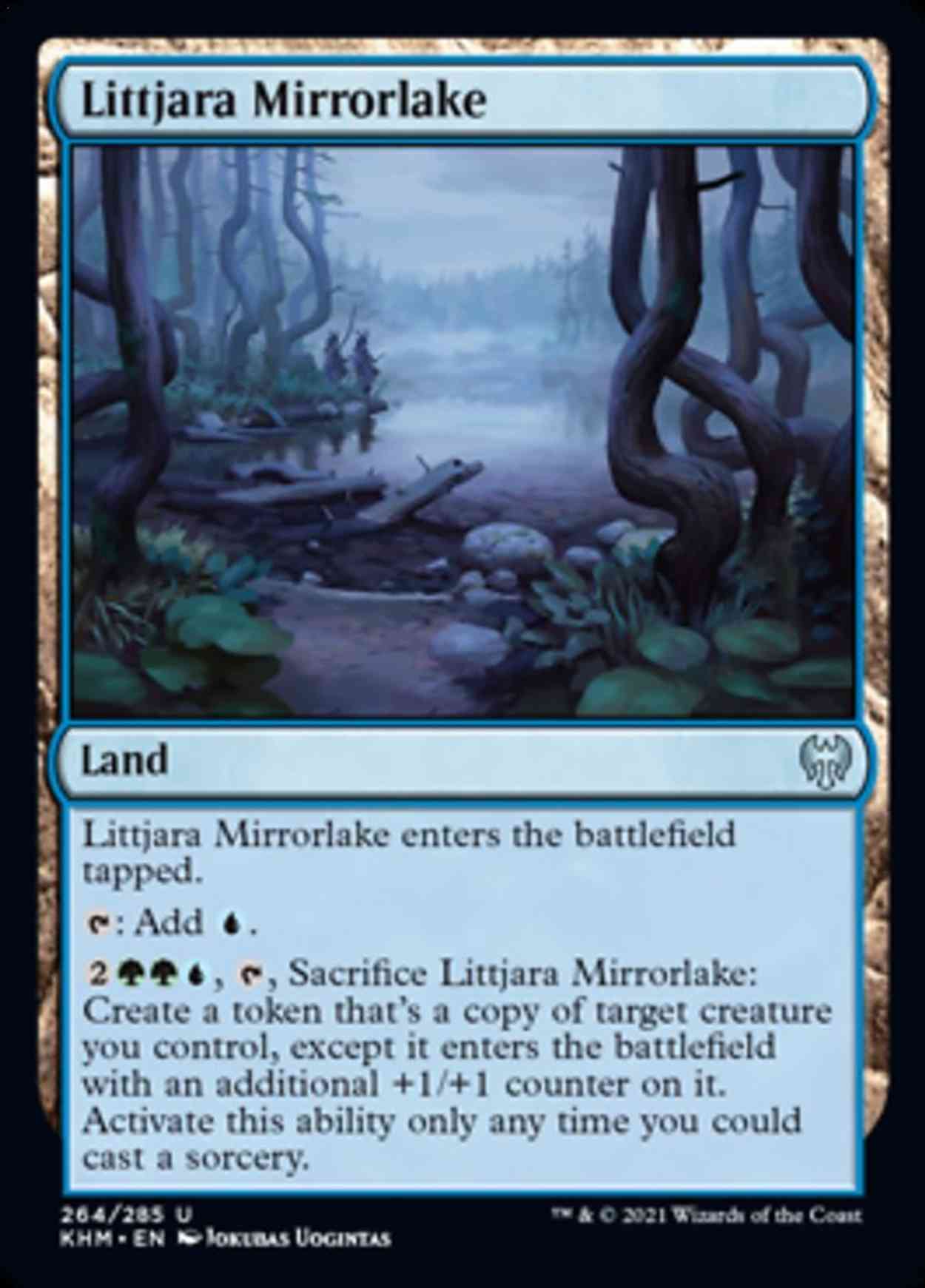 Littjara Mirrorlake magic card front