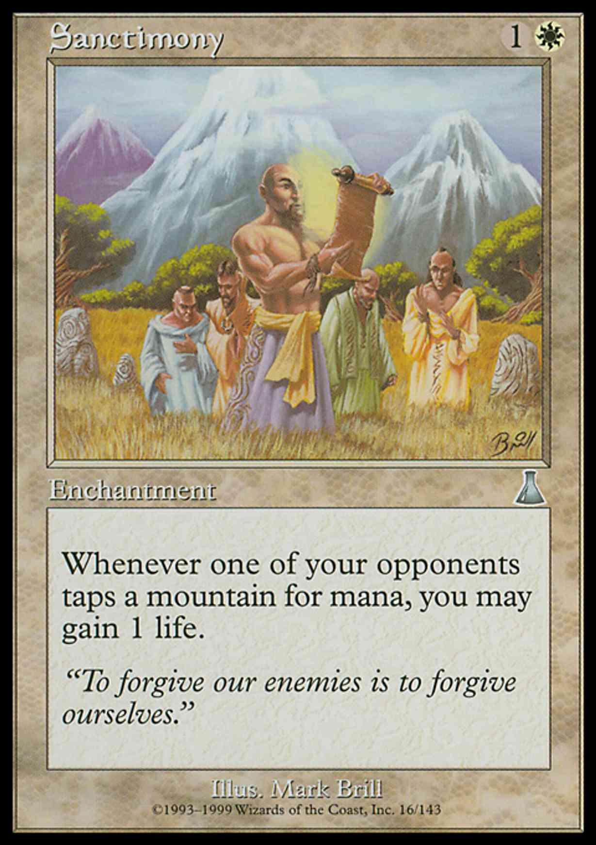 Sanctimony magic card front
