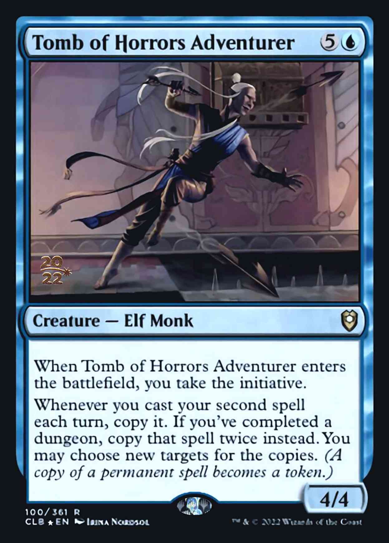 Tomb of Horrors Adventurer magic card front