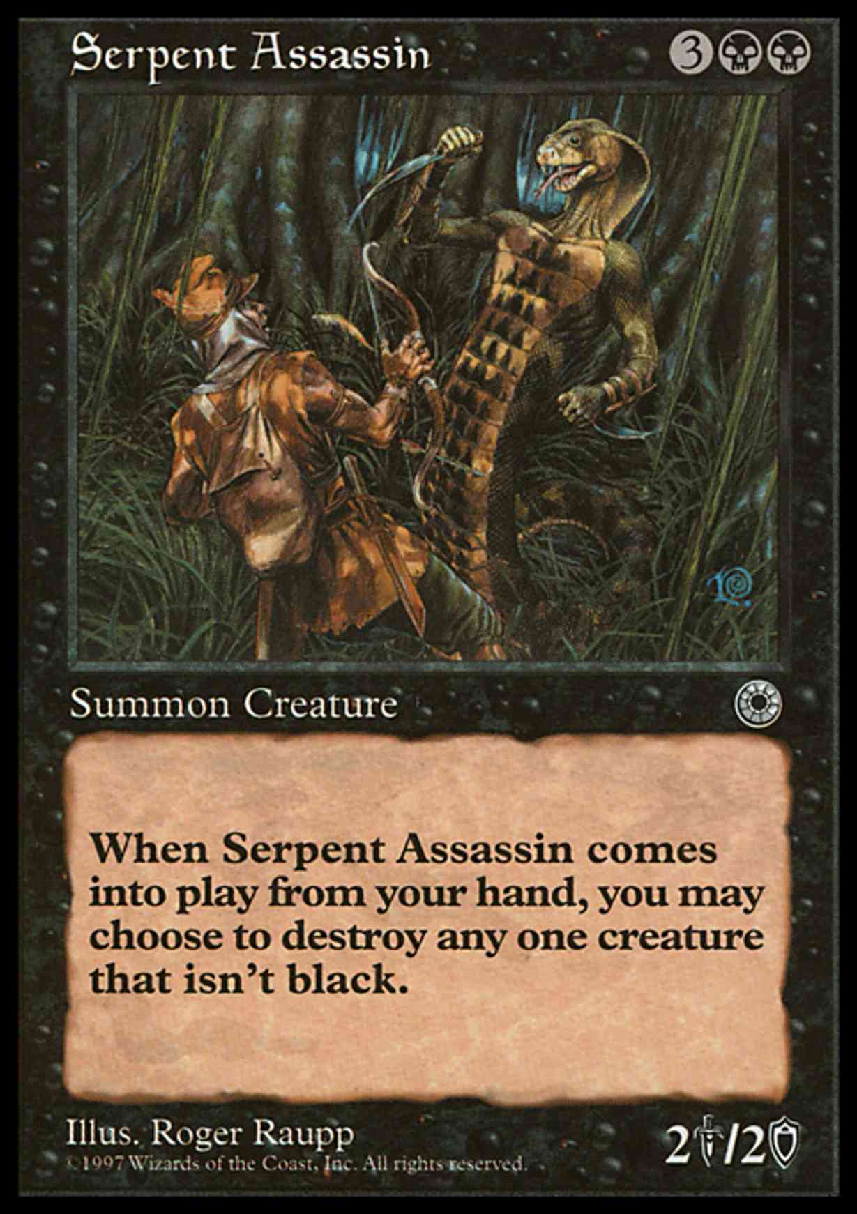 Serpent Assassin magic card front