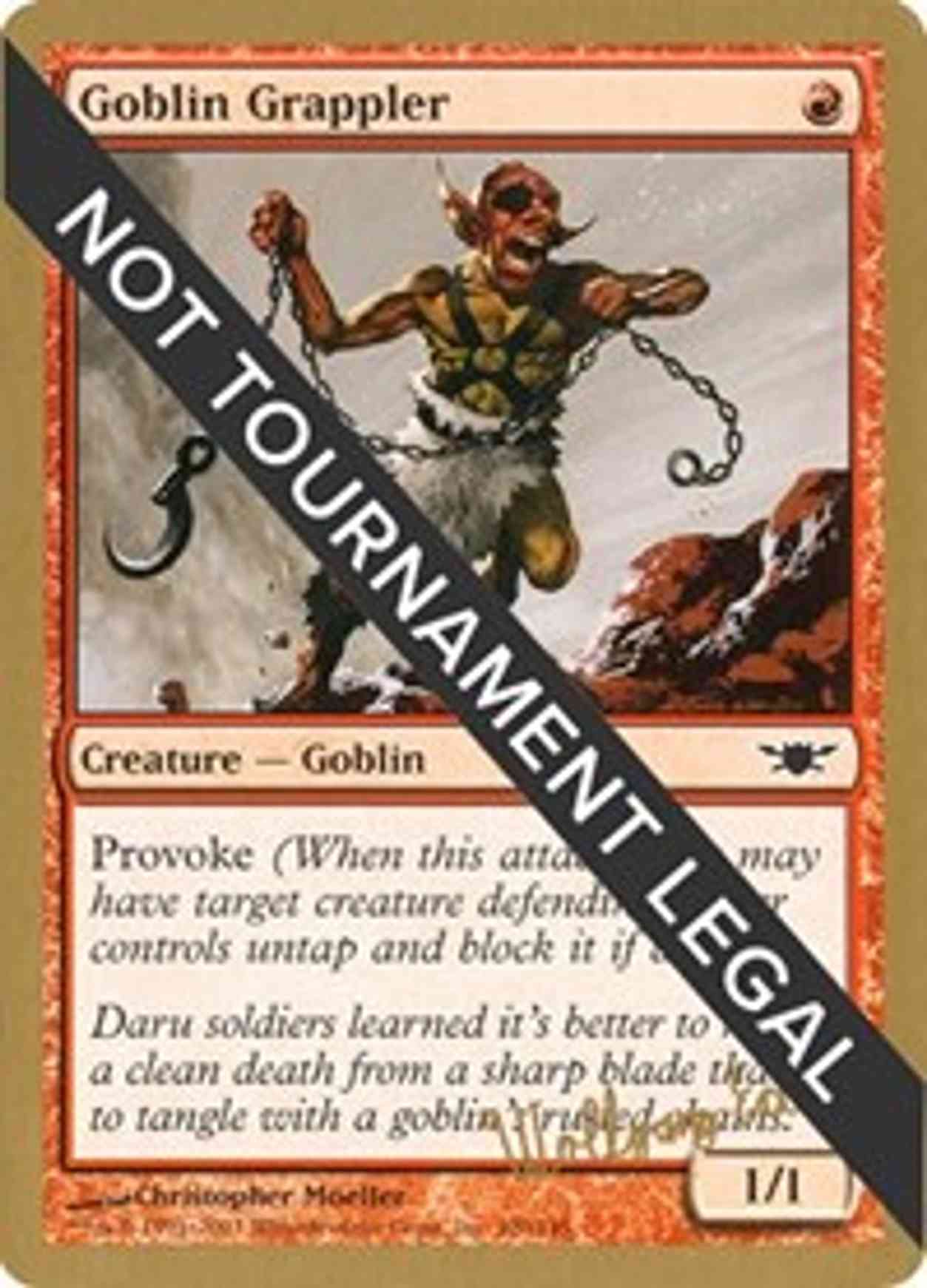 Goblin Grappler - 2003 Wolfgang Eder (LGN) magic card front