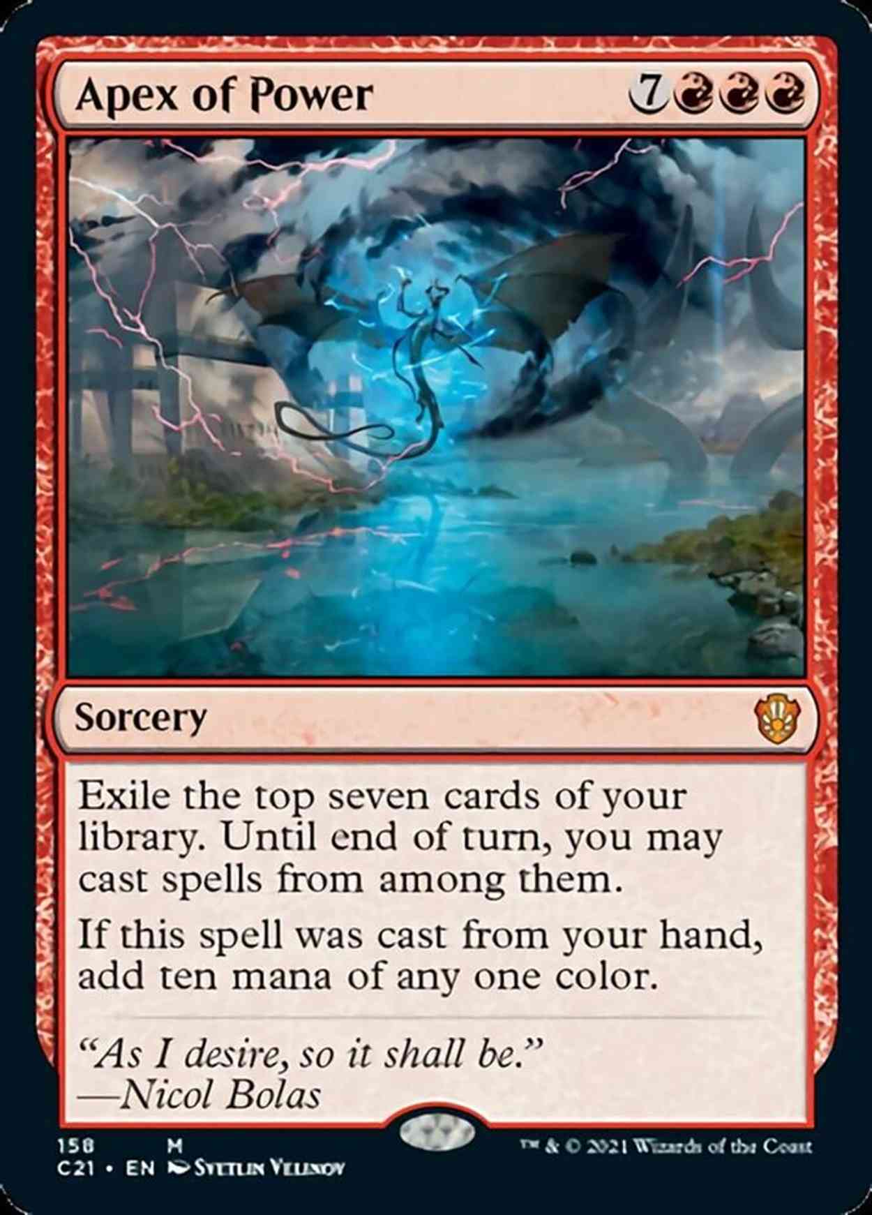 Apex of Power magic card front