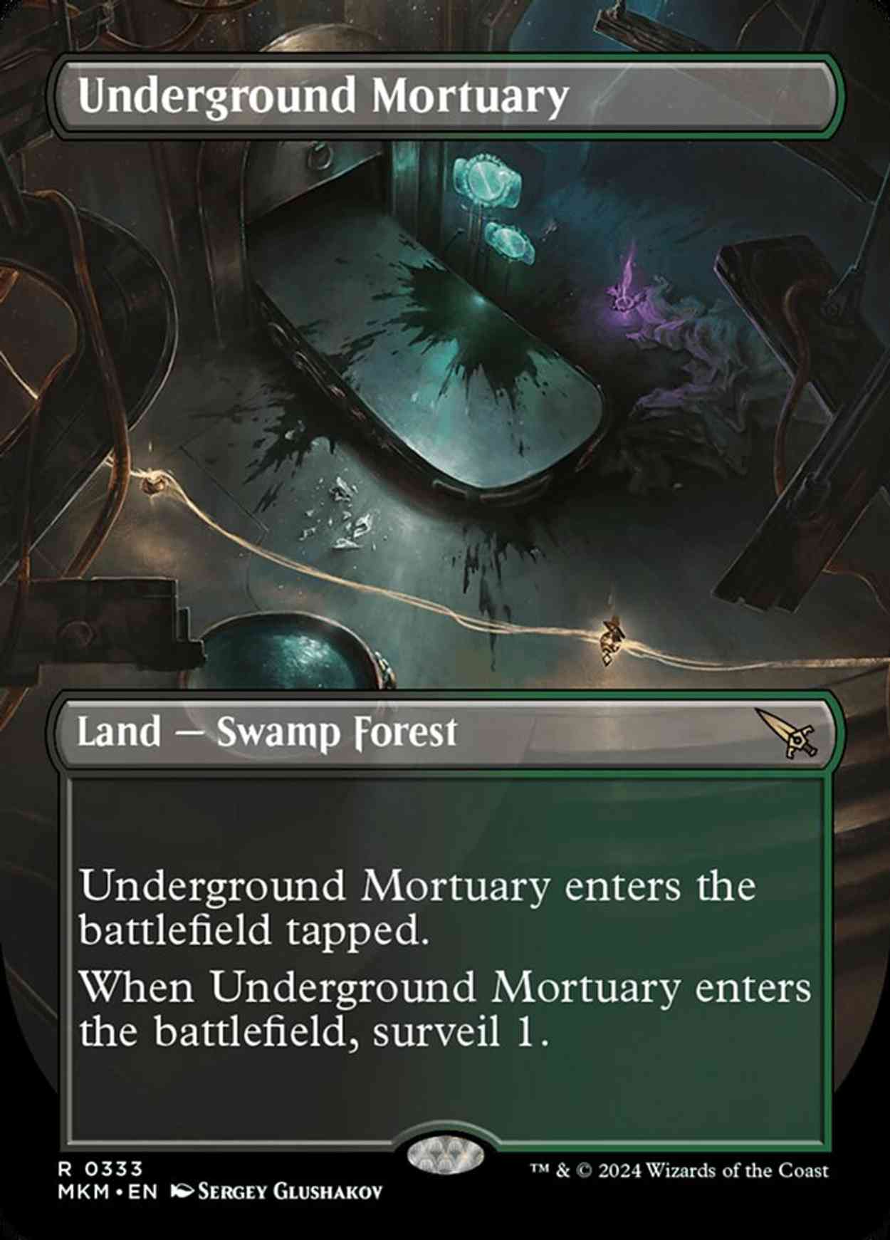 Underground Mortuary (Borderless) magic card front