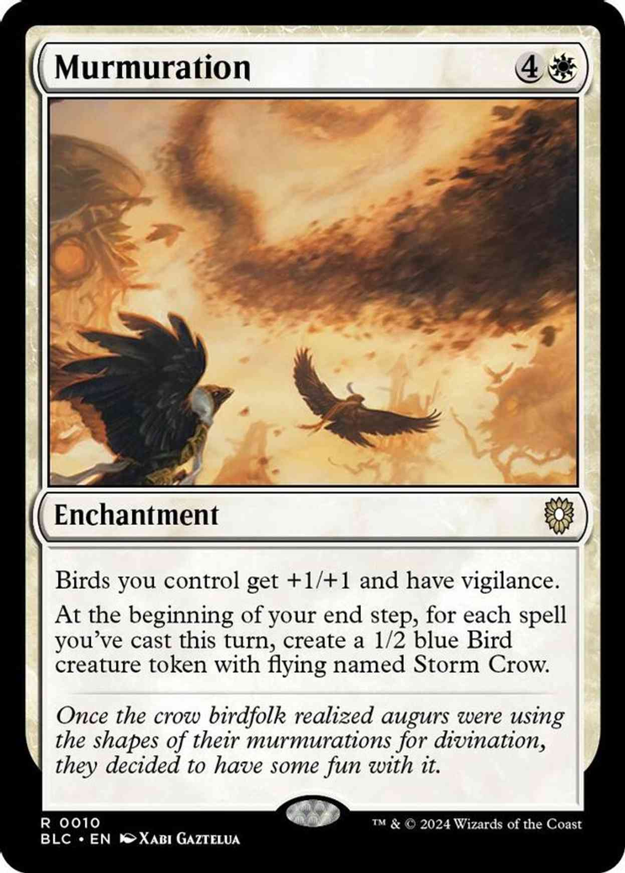 Murmuration magic card front