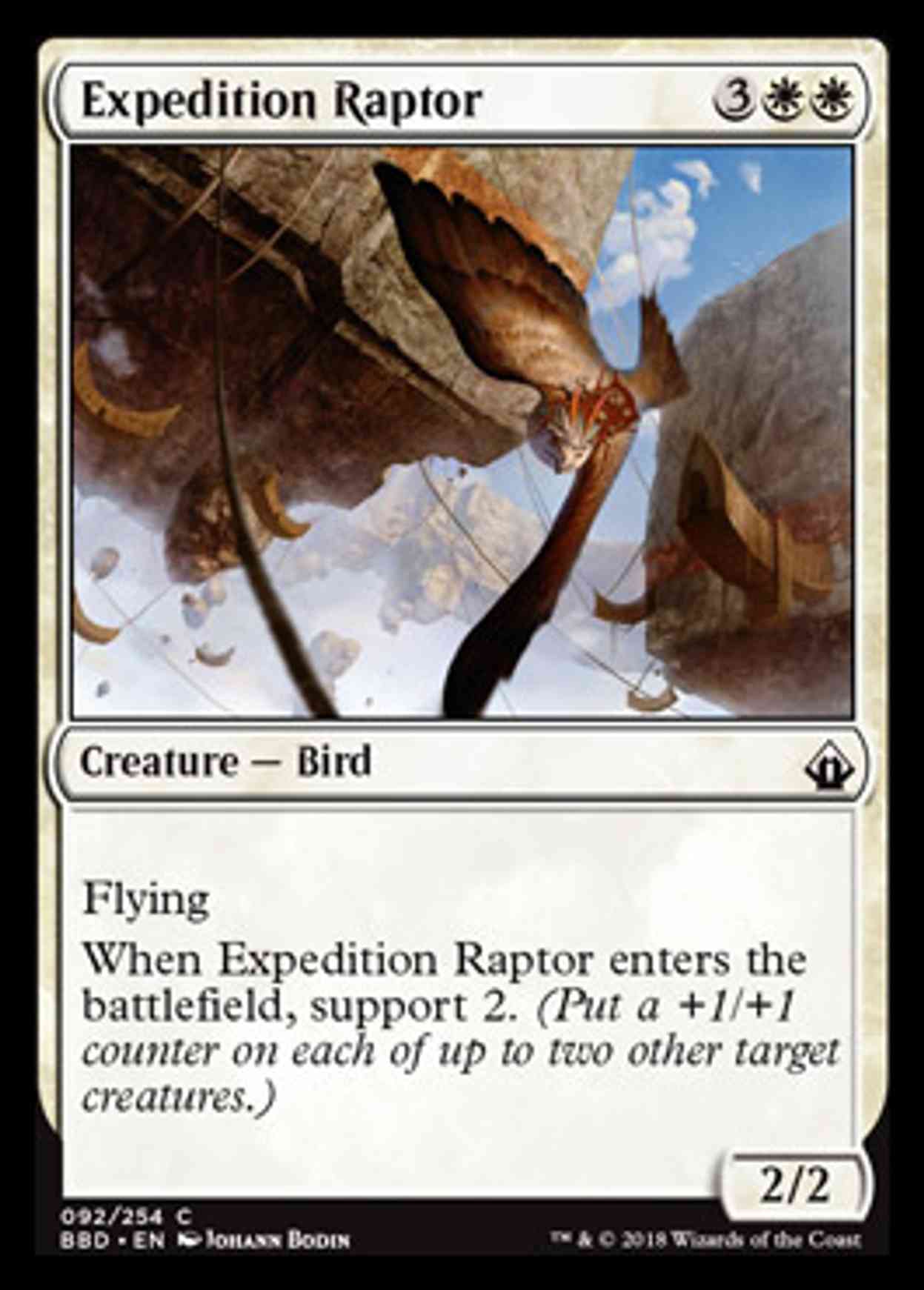 Expedition Raptor magic card front
