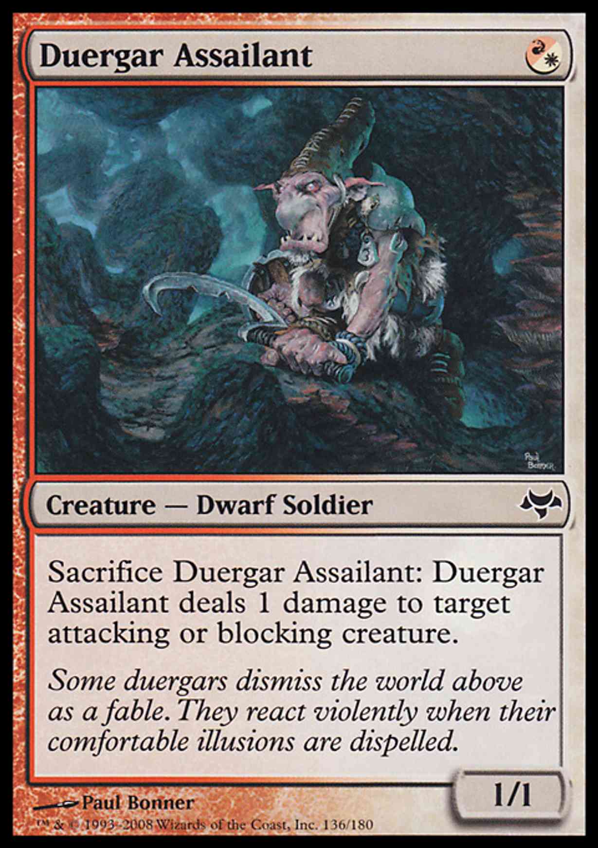 Duergar Assailant magic card front