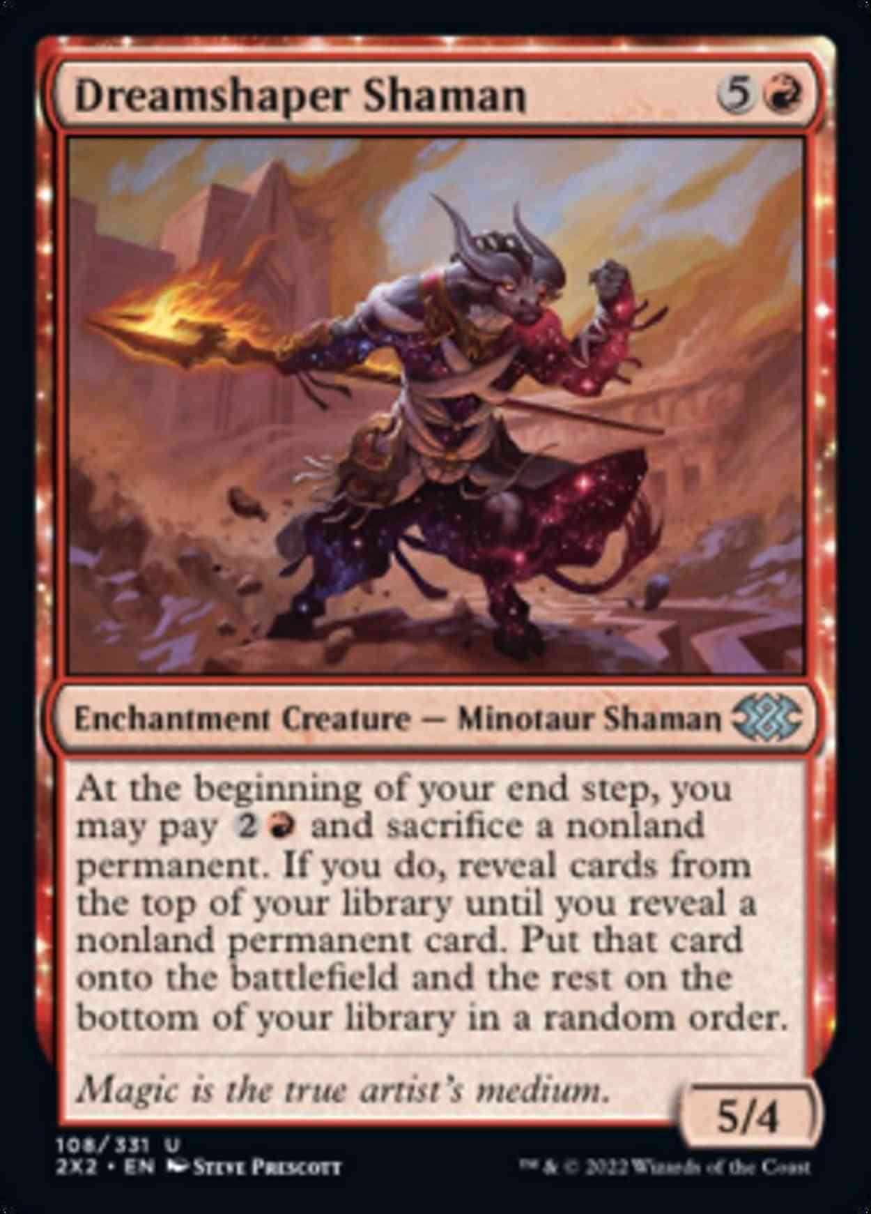 Dreamshaper Shaman magic card front