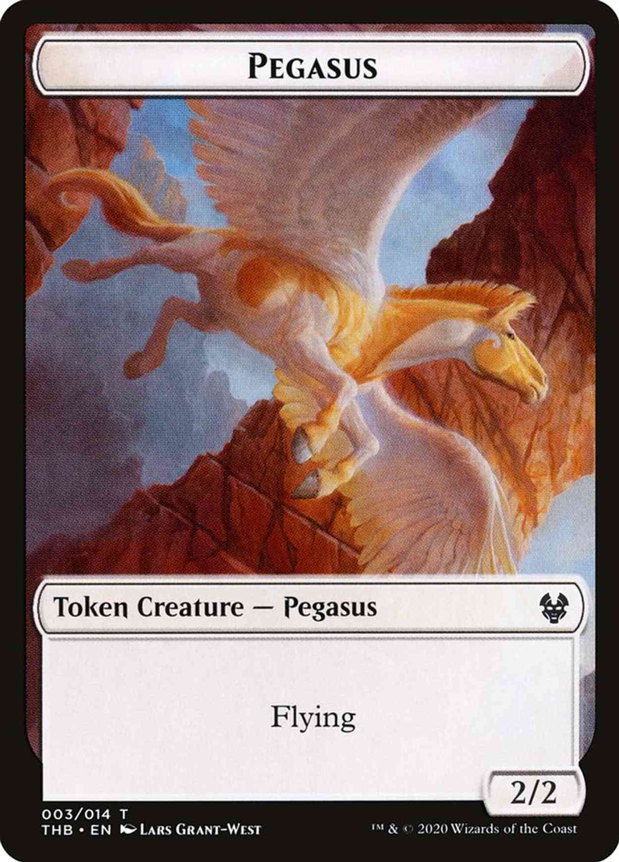Pegasus // Satyr Double-sided Token magic card front