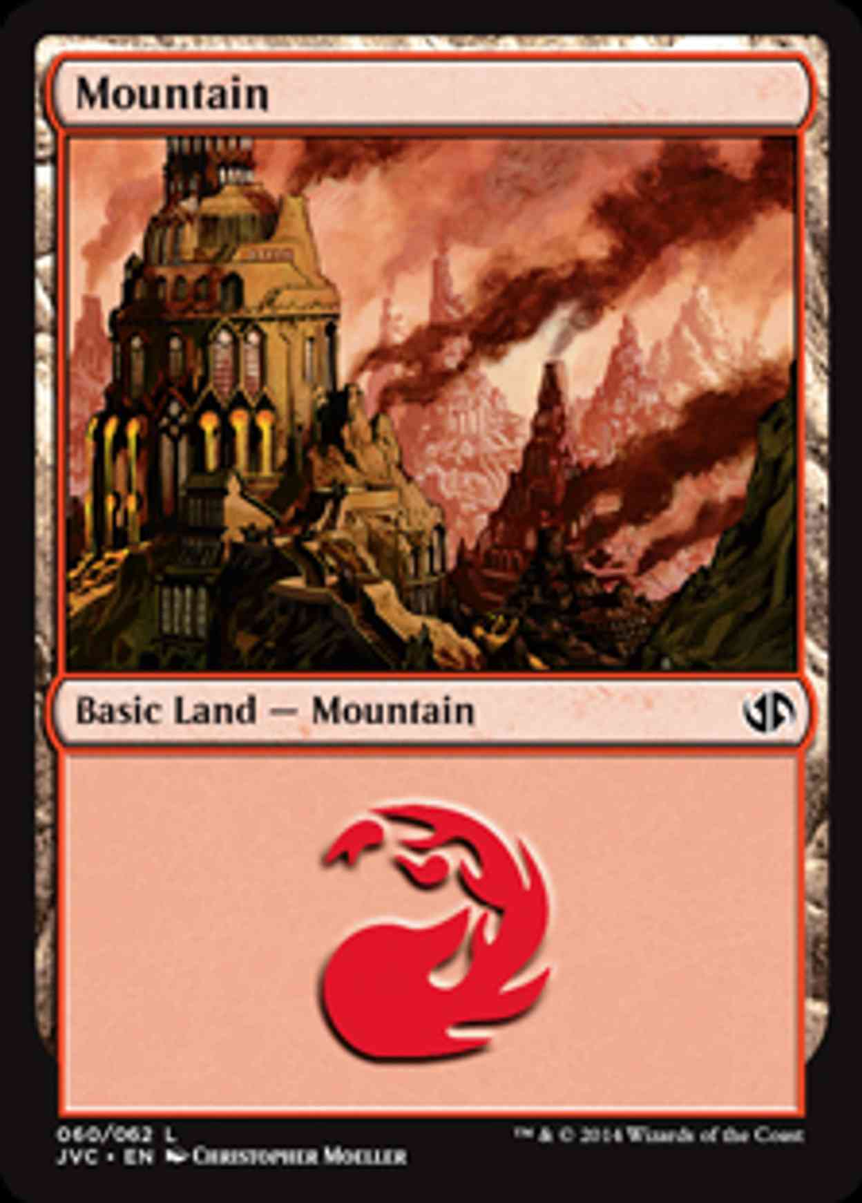 Mountain (60) (Jace vs Chandra) magic card front