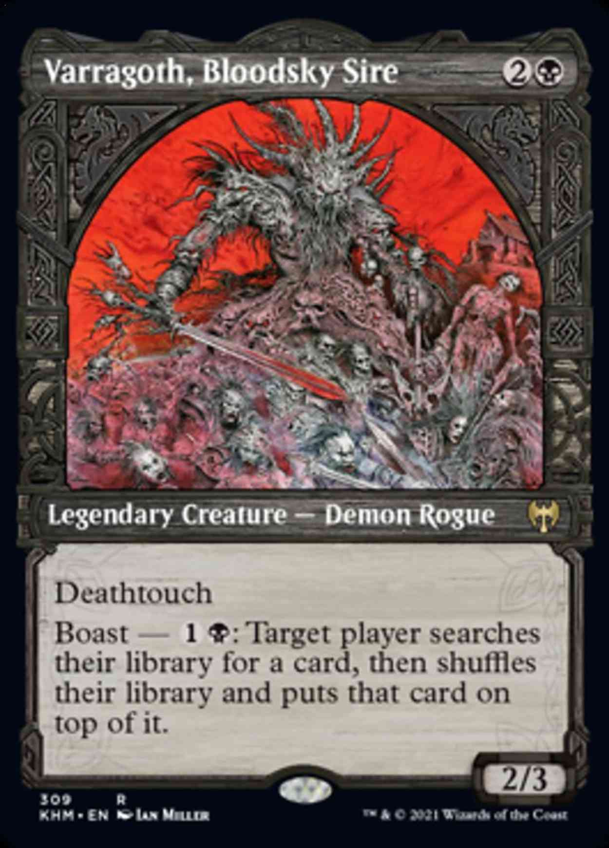 Varragoth, Bloodsky Sire (Showcase) magic card front