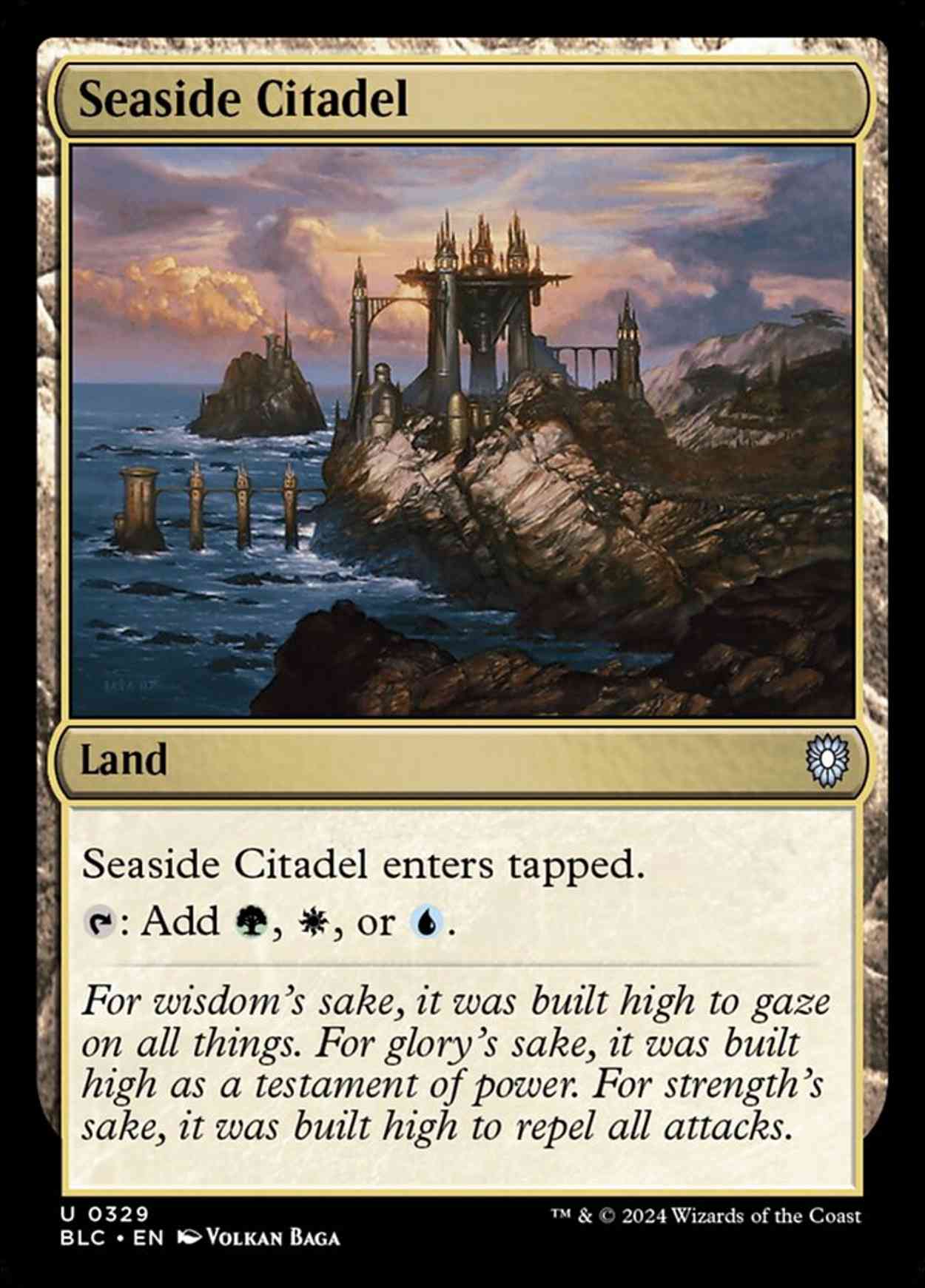 Seaside Citadel magic card front